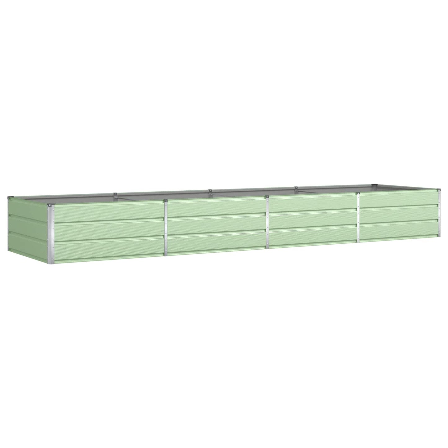 Plantenbak Pastelgroen 385 x 100 x 45 cm Gegalvaniseerd staal is nu te koop bij PeponiXL, paradijselijk wonen!