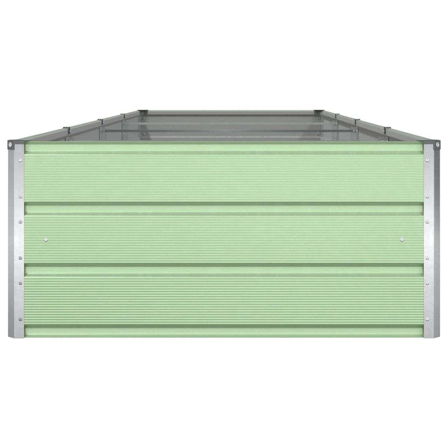 Plantenbak Pastelgroen 385 x 100 x 45 cm Gegalvaniseerd staal is nu te koop bij PeponiXL, paradijselijk wonen!