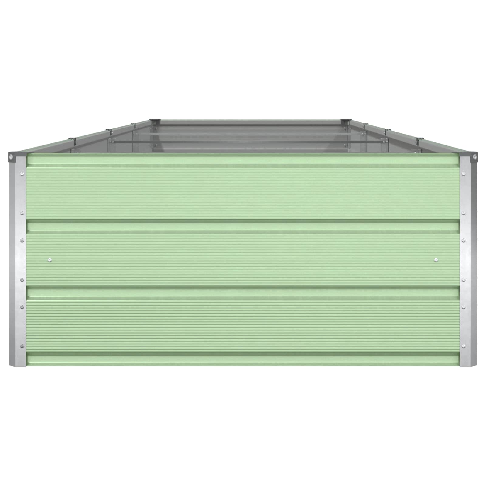 Plantenbak Pastelgroen 385 x 100 x 45 cm Gegalvaniseerd staal is nu te koop bij PeponiXL, paradijselijk wonen!
