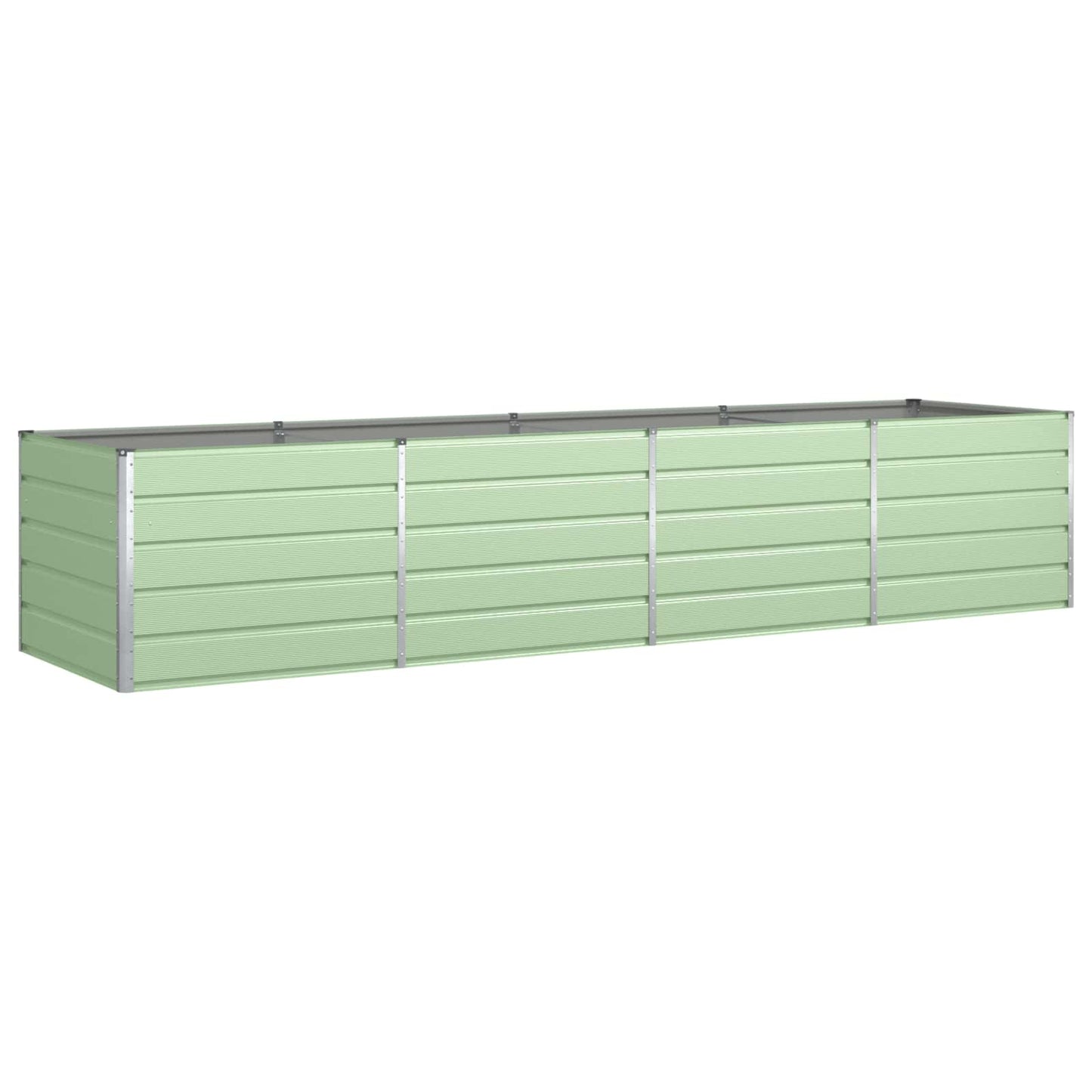 Plantenbak Pastelgroen 385 x 100 x 75 cm Gegalvaniseerd staal is nu te koop bij PeponiXL, paradijselijk wonen!