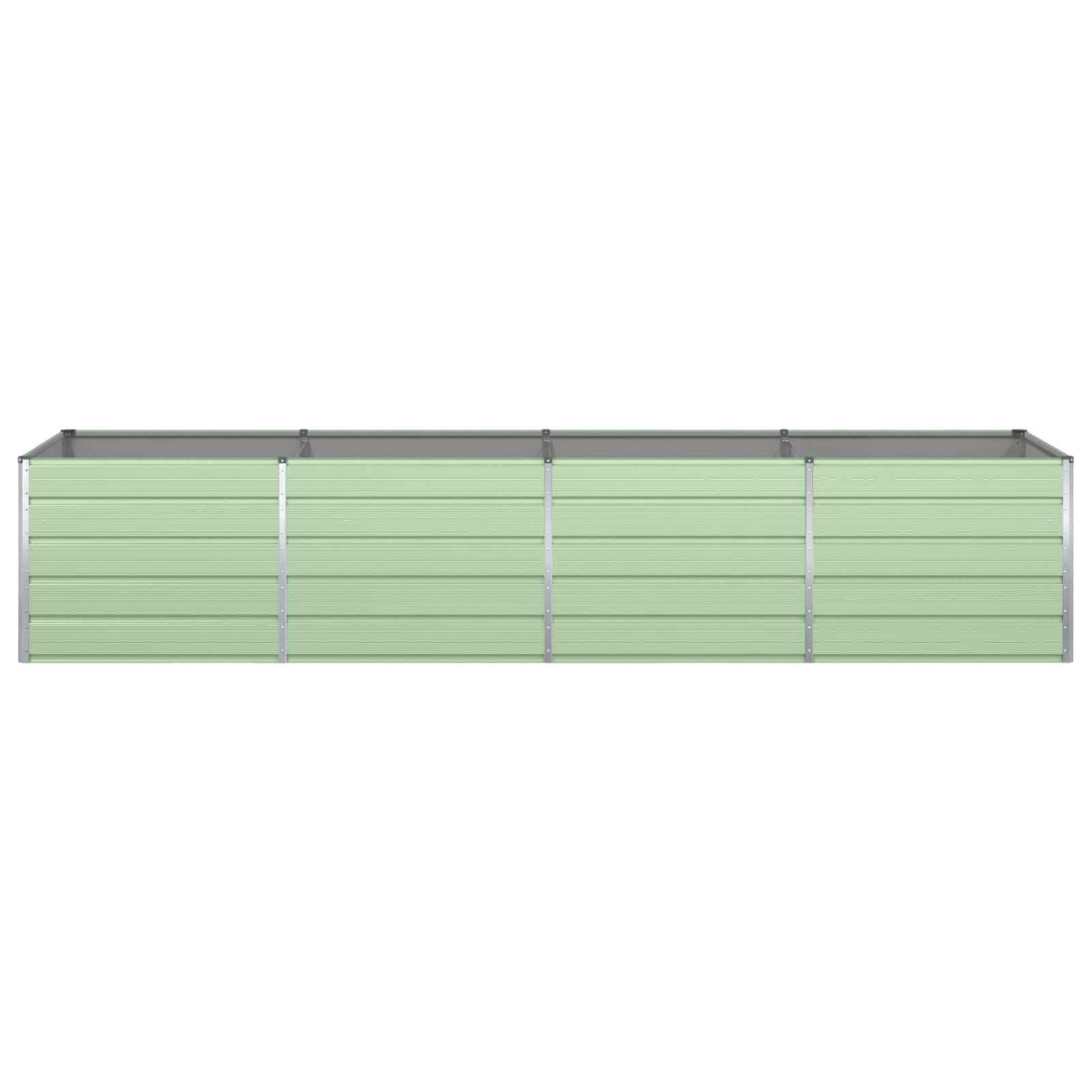 Plantenbak Pastelgroen 385 x 100 x 75 cm Gegalvaniseerd staal is nu te koop bij PeponiXL, paradijselijk wonen!