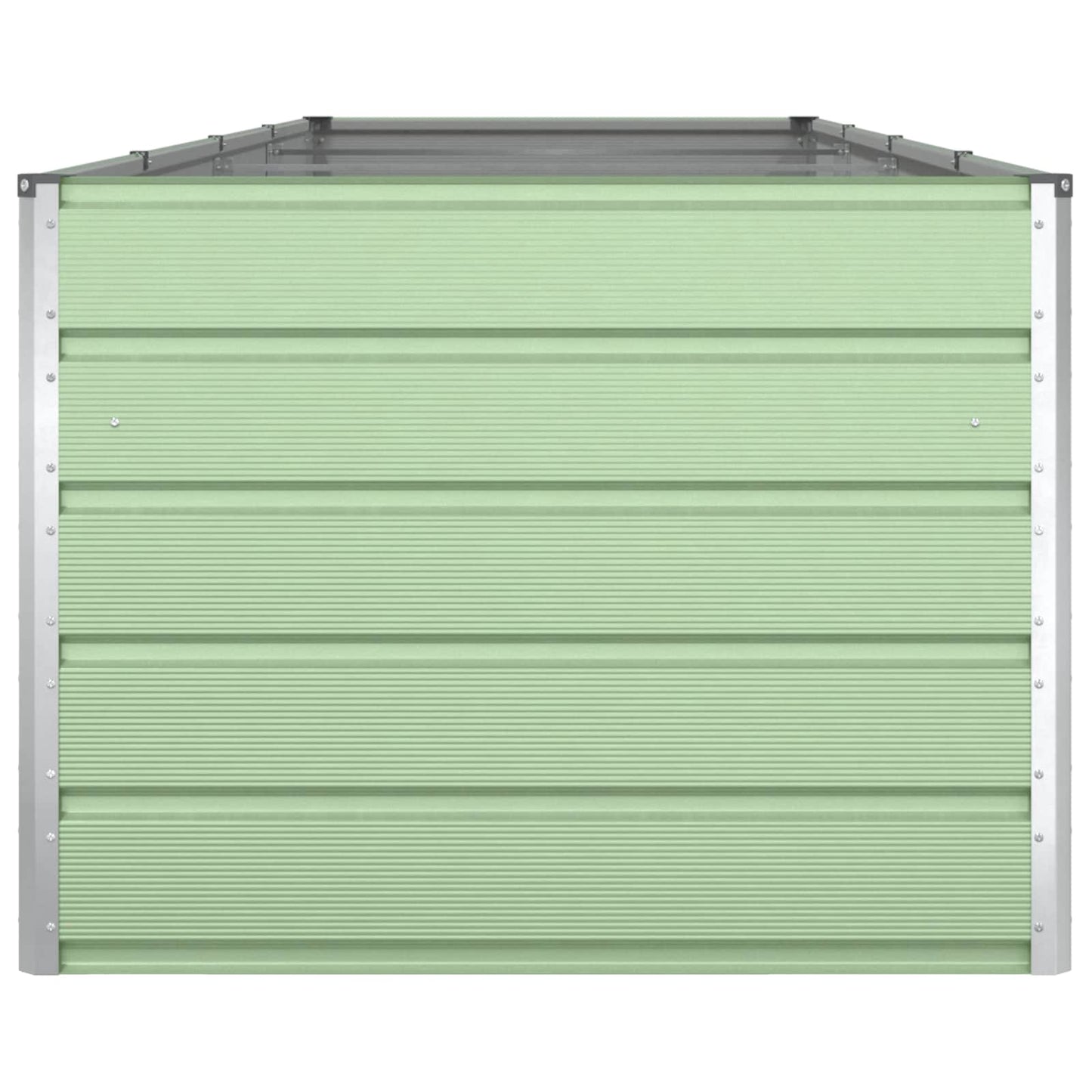 Plantenbak Pastelgroen 385 x 100 x 75 cm Gegalvaniseerd staal is nu te koop bij PeponiXL, paradijselijk wonen!