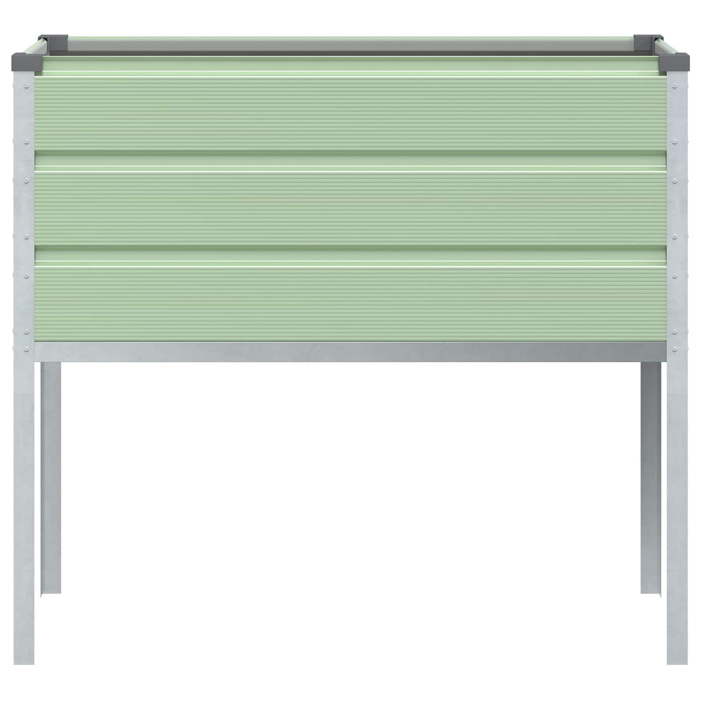 Plantenbak Pastelgroen 100 x 45 x 90 cm Gegalvaniseerd staal is nu te koop bij PeponiXL, paradijselijk wonen!