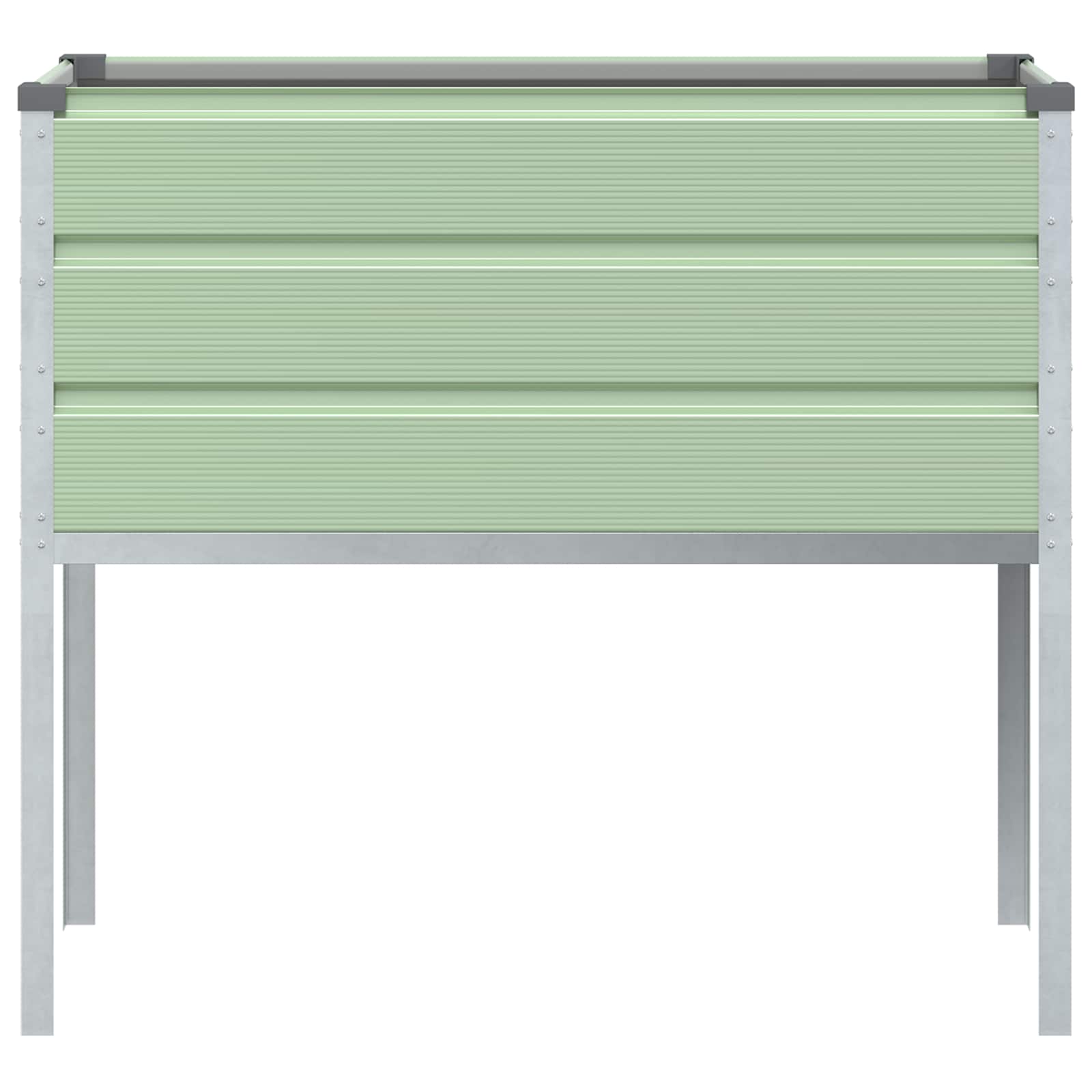 Plantenbak Pastelgroen 100 x 45 x 90 cm Gegalvaniseerd staal is nu te koop bij PeponiXL, paradijselijk wonen!