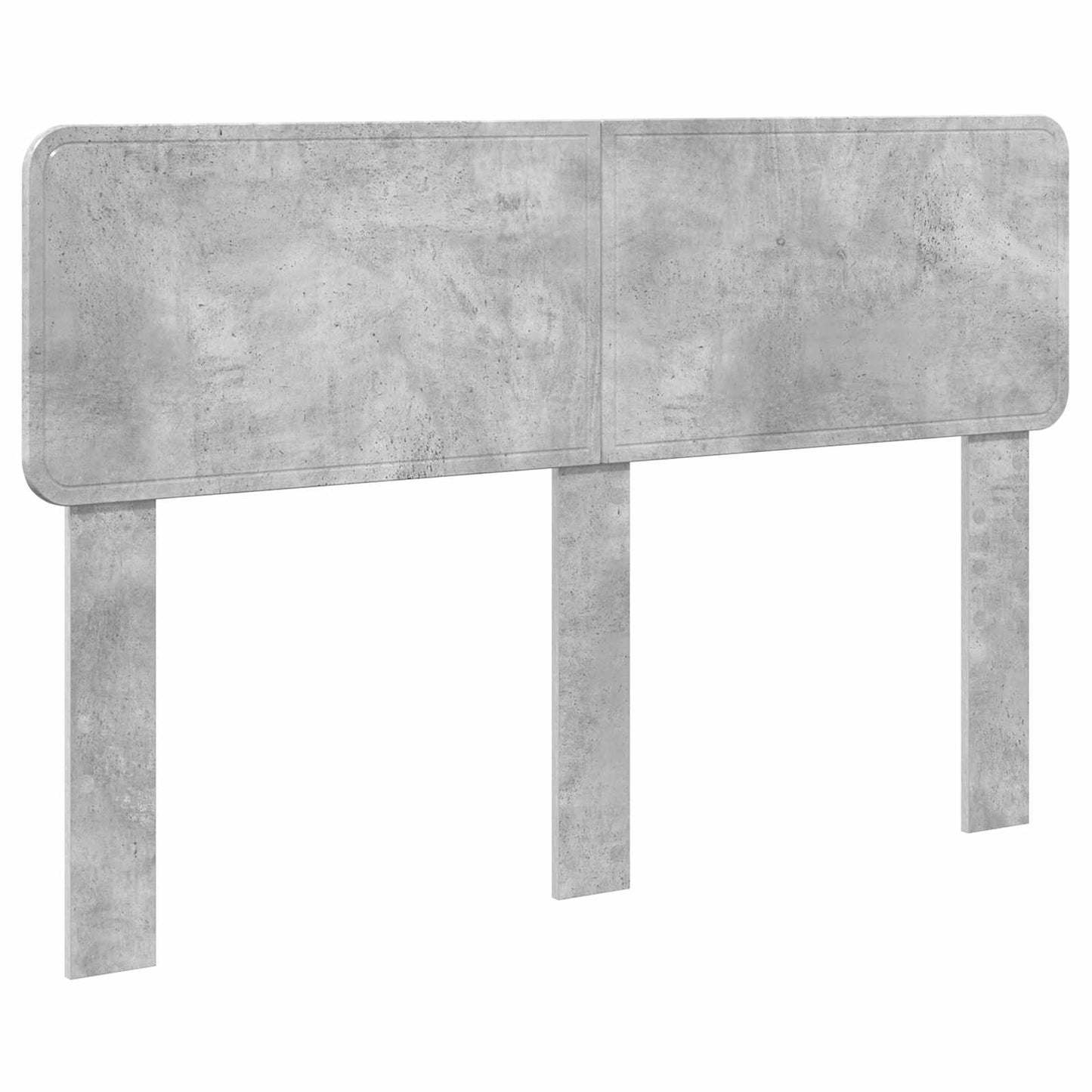 Bedframe met hoofdeinde Beton 160 x 200 cm Massief grenenhout is nu te koop bij PeponiXL, paradijselijk wonen!