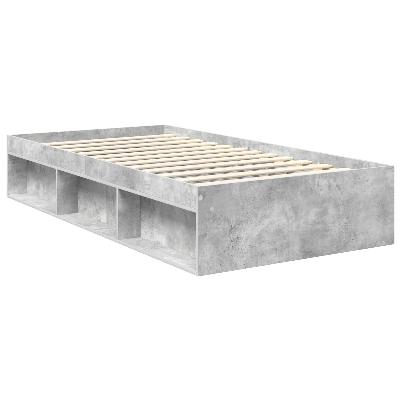 Bedframe Concerte Grijs 100 x 200 cm Massief grenenhout is nu te koop bij PeponiXL, paradijselijk wonen!