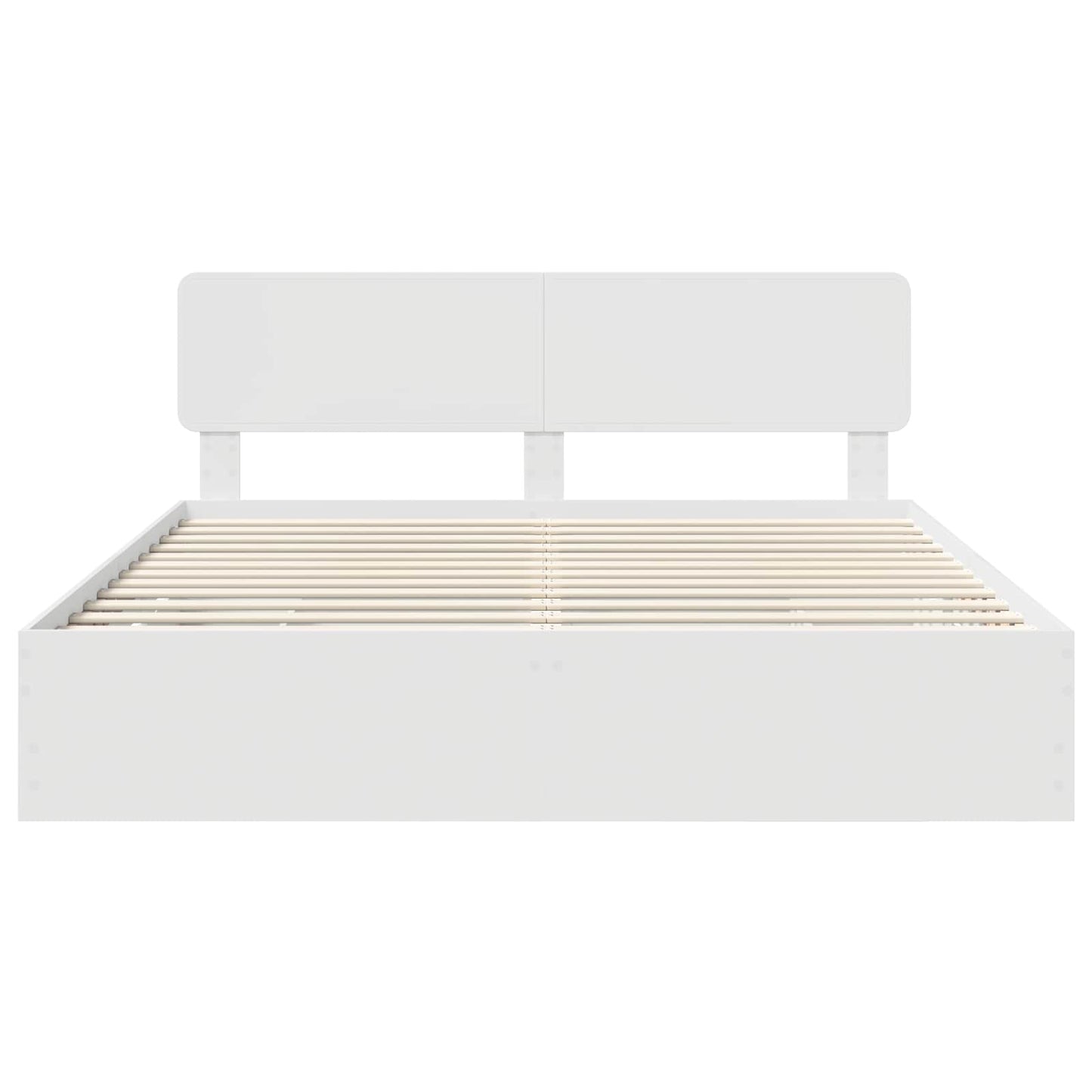 Bedframe met lade Wit 180 x 200 cm Geconstrueerd hout is nu te koop bij PeponiXL, paradijselijk wonen!