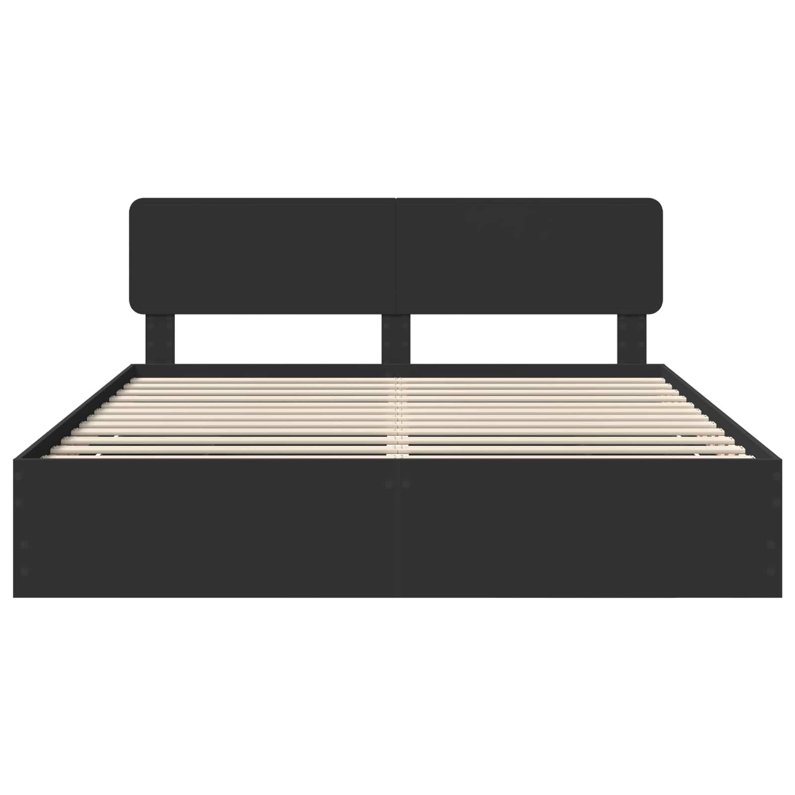 Bedframe met lade Zwart 180 x 200 cm Geconstrueerd hout is nu te koop bij PeponiXL, paradijselijk wonen!