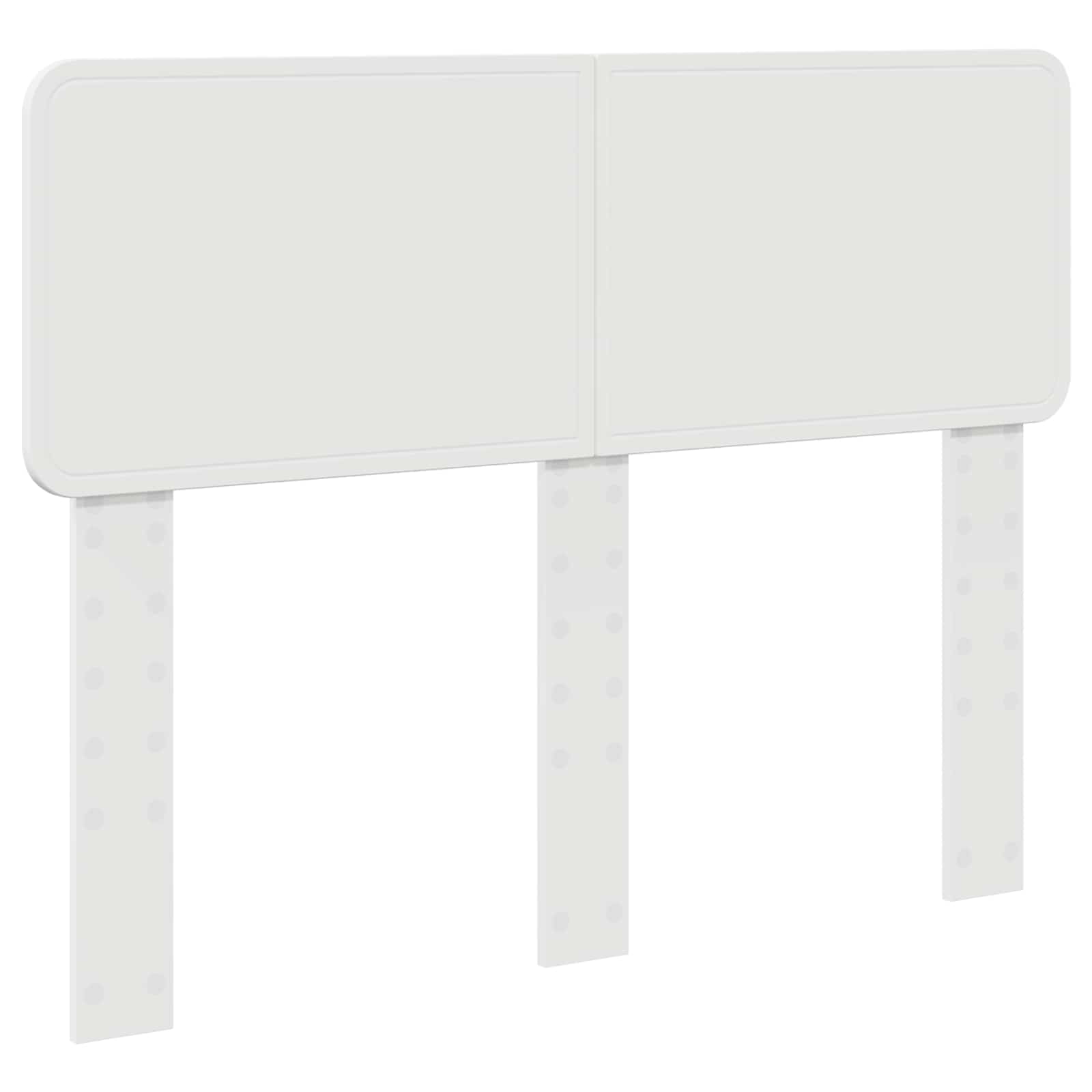 Opslag bed met hoofdeinde Wit 120 x 190 cm Bewerkt hout is nu te koop bij PeponiXL, paradijselijk wonen!