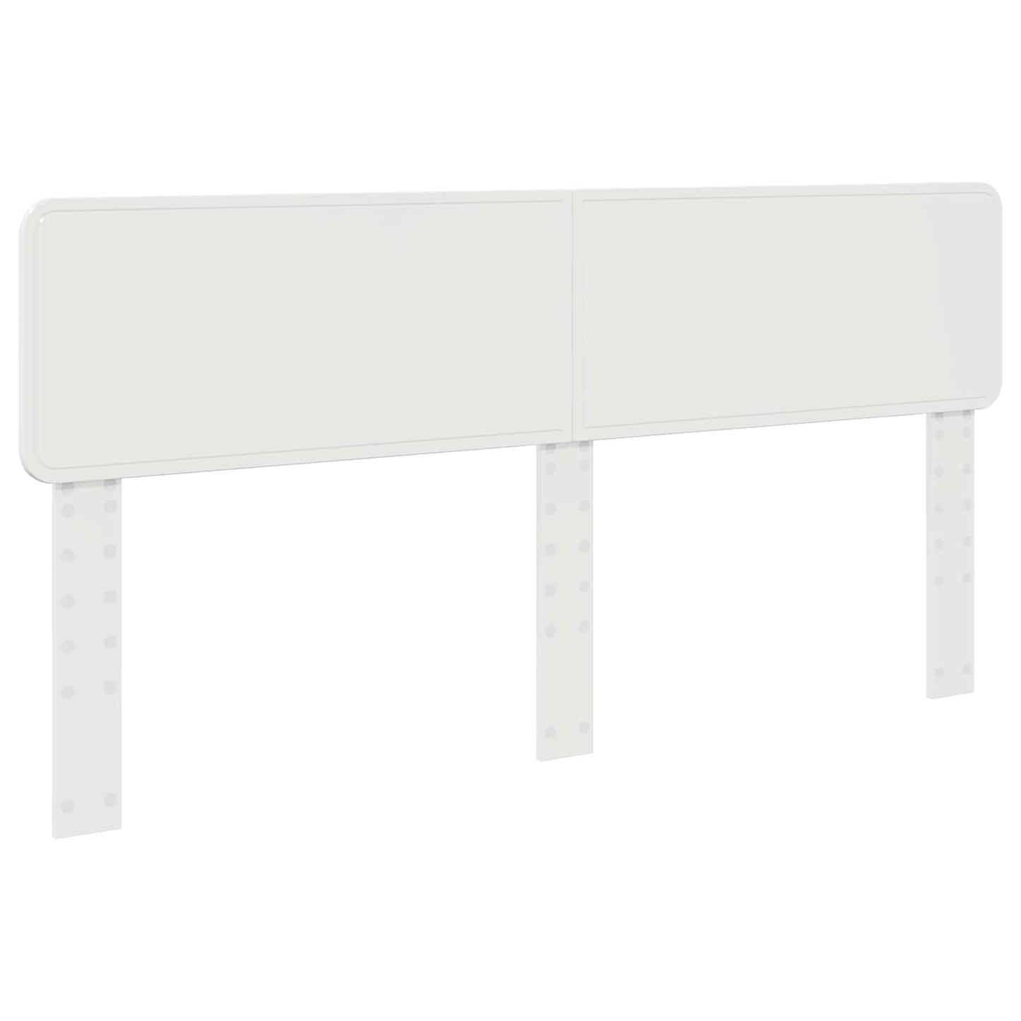 Bedframe met hoofdeinde met lade Wit 200 x 200 cm Bewerkt hout is nu te koop bij PeponiXL, paradijselijk wonen!
