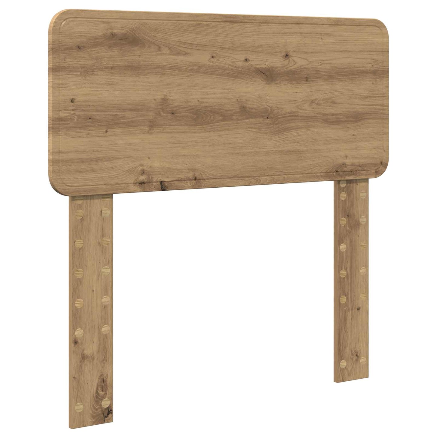 Bedframe met hoofdeinde Artisan Eiken 100 x 200 cm Bewerkt hout is nu te koop bij PeponiXL, paradijselijk wonen!