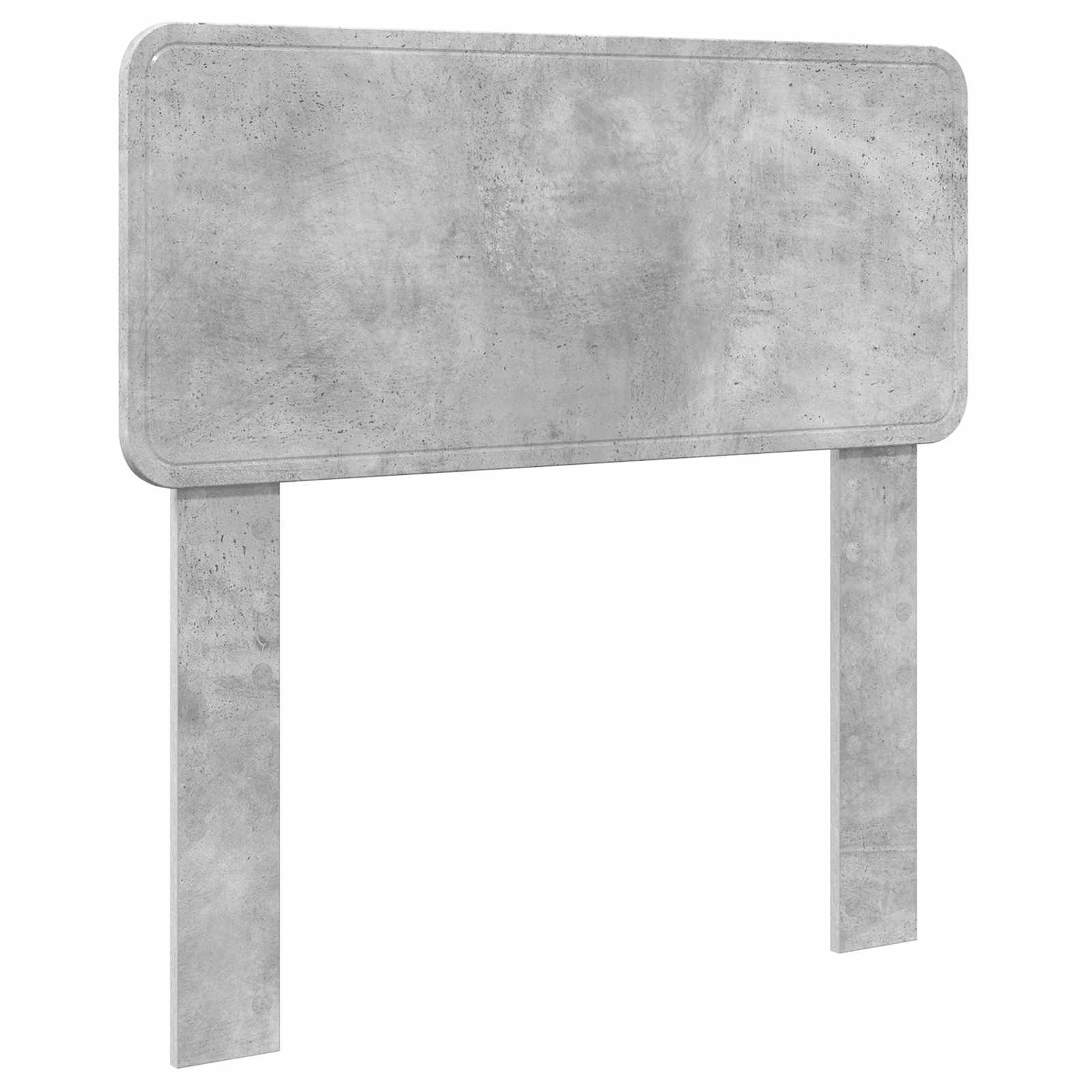 Bedframe met hoofdeinde Beton Grijs 90 x 200 cm Bewerkt hout is nu te koop bij PeponiXL, paradijselijk wonen!