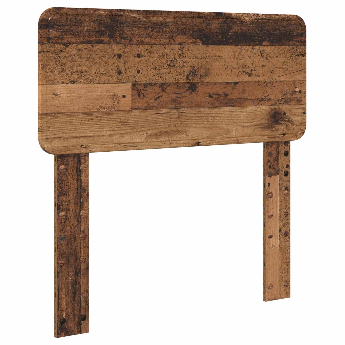Bedframe met hoofdeinde Oudhout 90 x 190 cm Bewerkt hout is nu te koop bij PeponiXL, paradijselijk wonen!