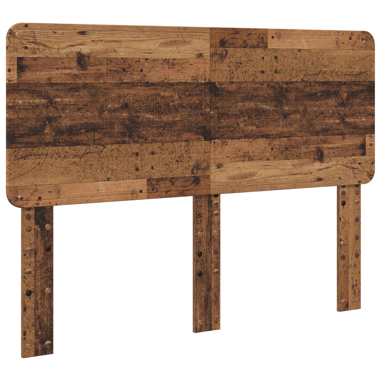 Bedframe met hoofdeinde Oudhout 150 x 200 cm Massief grenenhout is nu te koop bij PeponiXL, paradijselijk wonen!