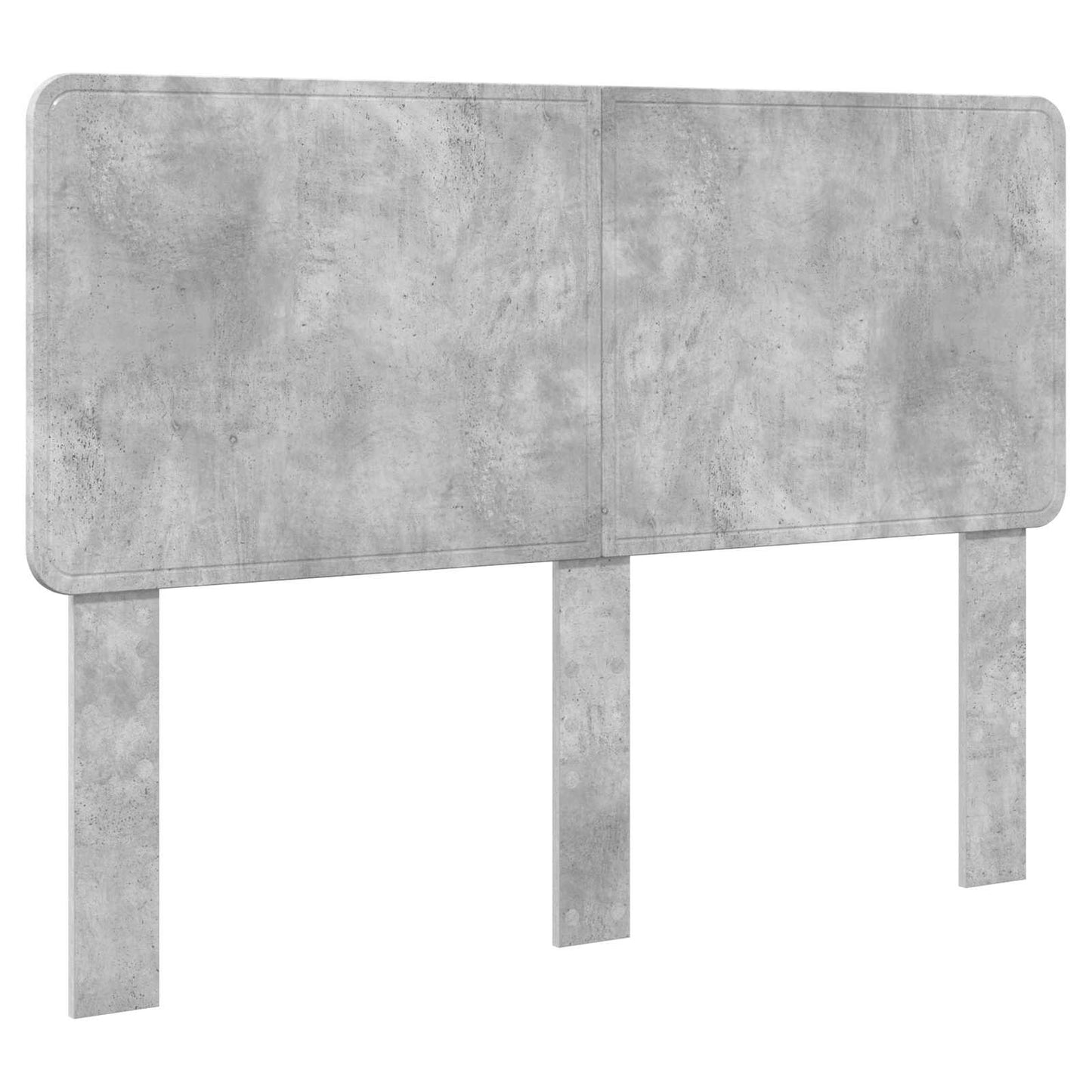 Bedframe met hoofdeinde Beton 140 x 200 cm Massief grenenhout is nu te koop bij PeponiXL, paradijselijk wonen!
