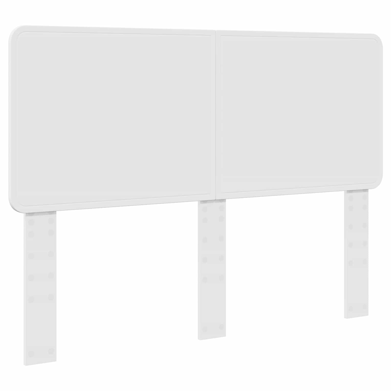 Bedframe met hoofdeinde Wit 140 x 190 cm Massief grenenhout is nu te koop bij PeponiXL, paradijselijk wonen!