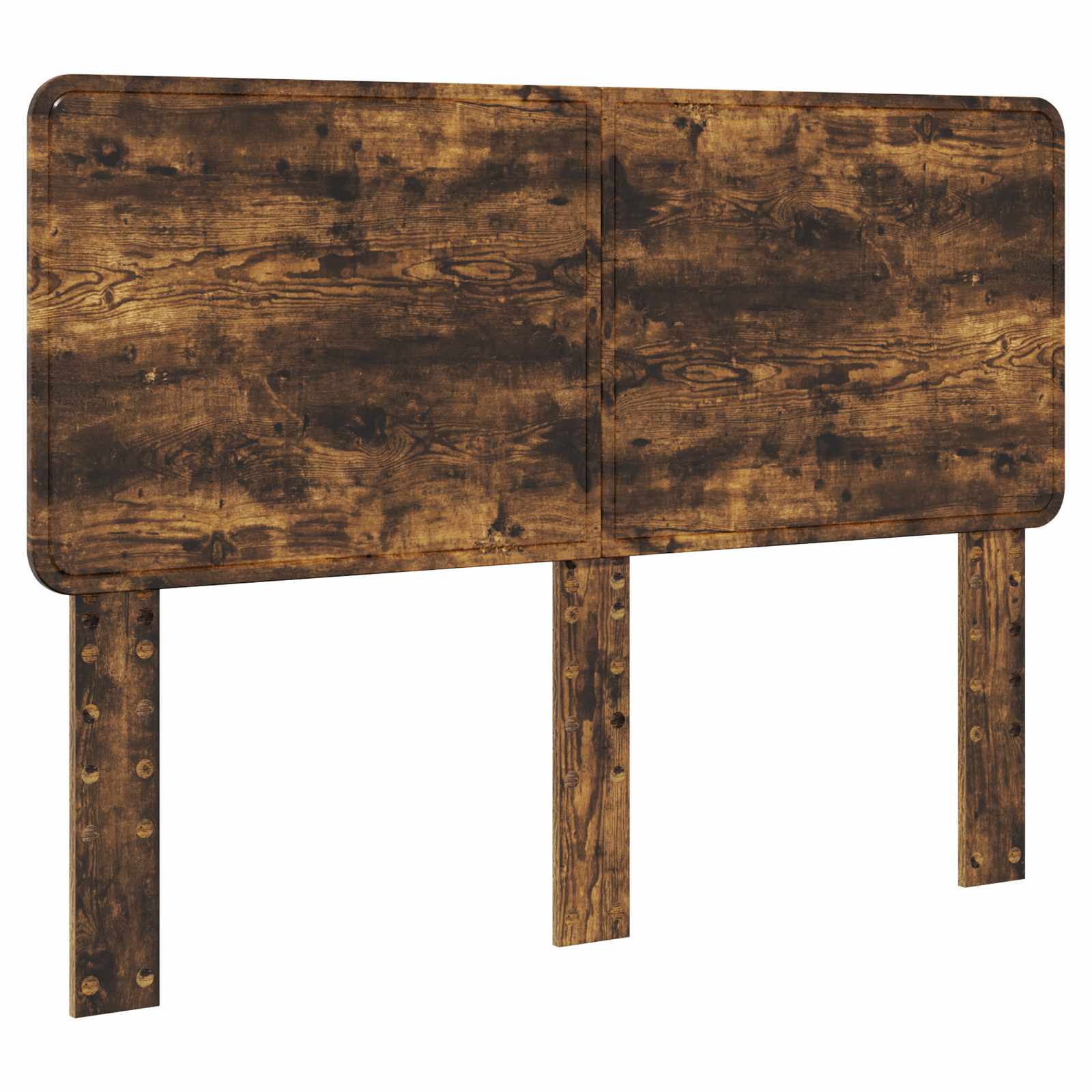 Bedframe Gerookt eiken 140 x 190 cm Massief grenenhout is nu te koop bij PeponiXL, paradijselijk wonen!
