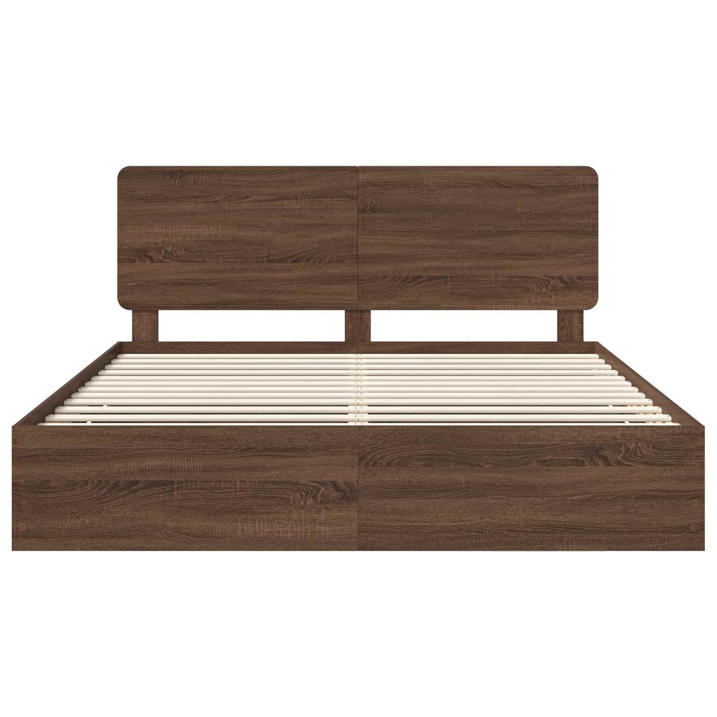 Bedframe met lade Bruin Eiken 180 x 200 cm Ingenieurshout