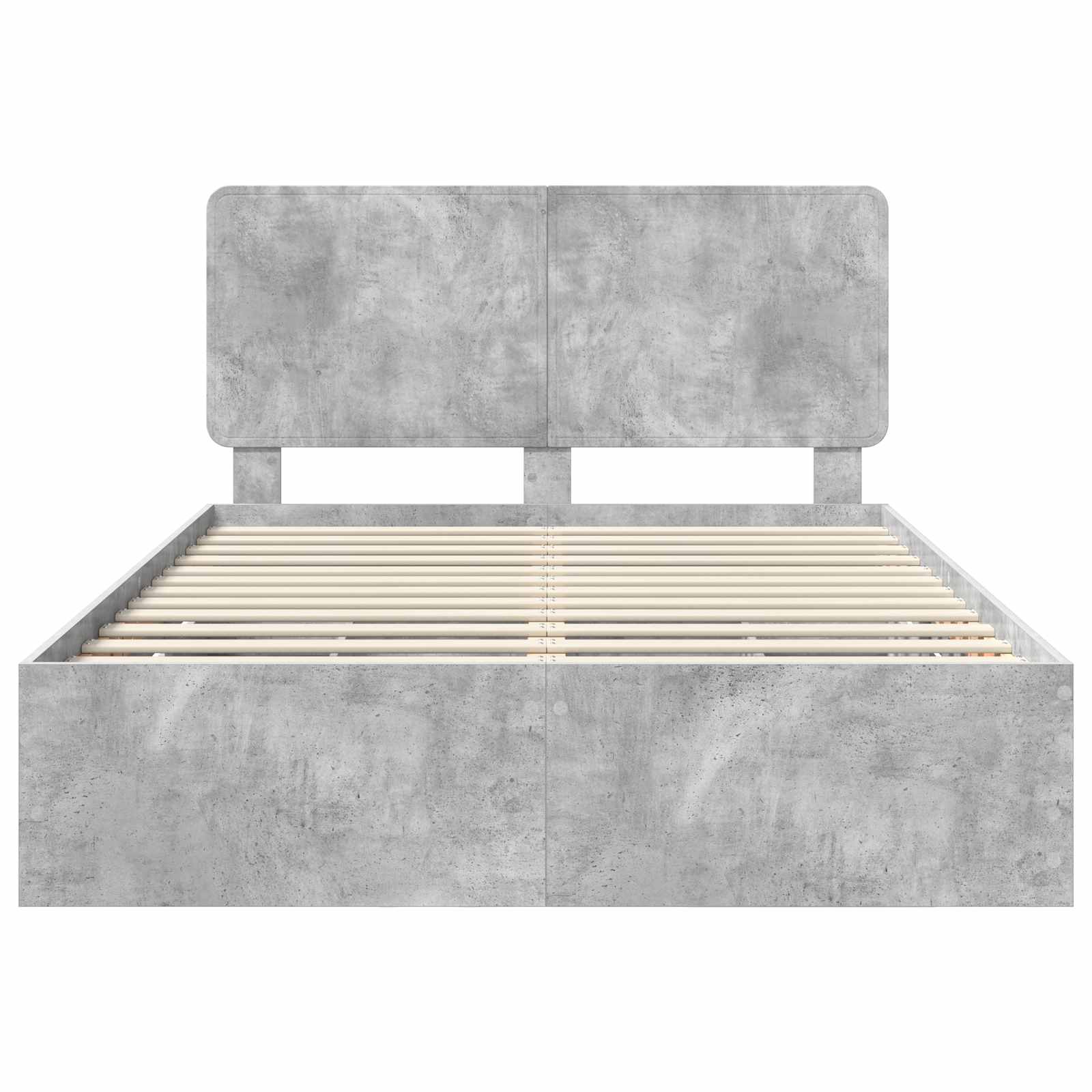 Bedframe met lade Beton Grijs 140 x 190 cm Ingenieurshout is nu te koop bij PeponiXL, paradijselijk wonen!
