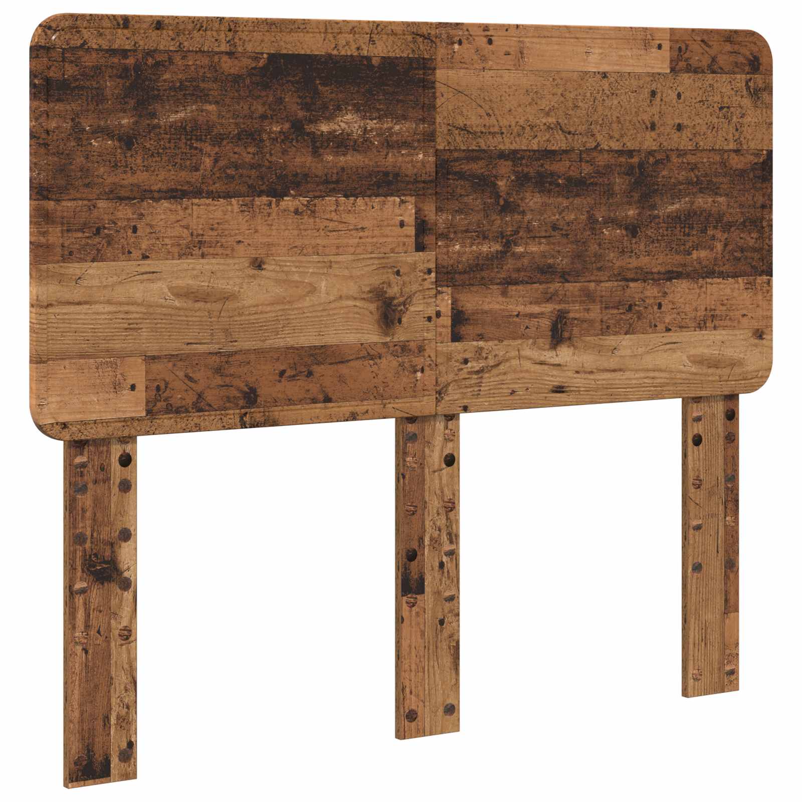 Bedframe met lade met opslag Oudhout 135 x 190 cm Bewerkt hout is nu te koop bij PeponiXL, paradijselijk wonen!