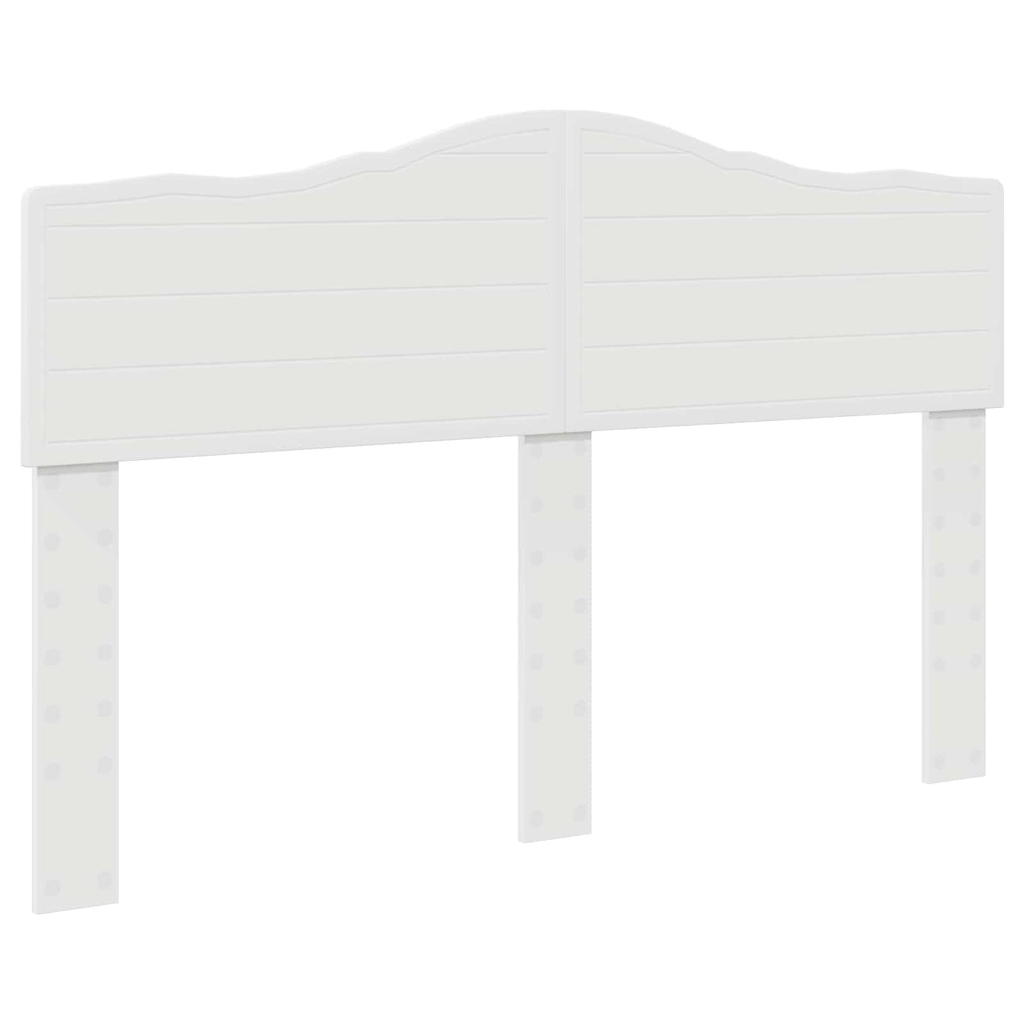 Bedframe met hoofdeinde Wit 160 x 200 cm Massief grenenhout is nu te koop bij PeponiXL, paradijselijk wonen!