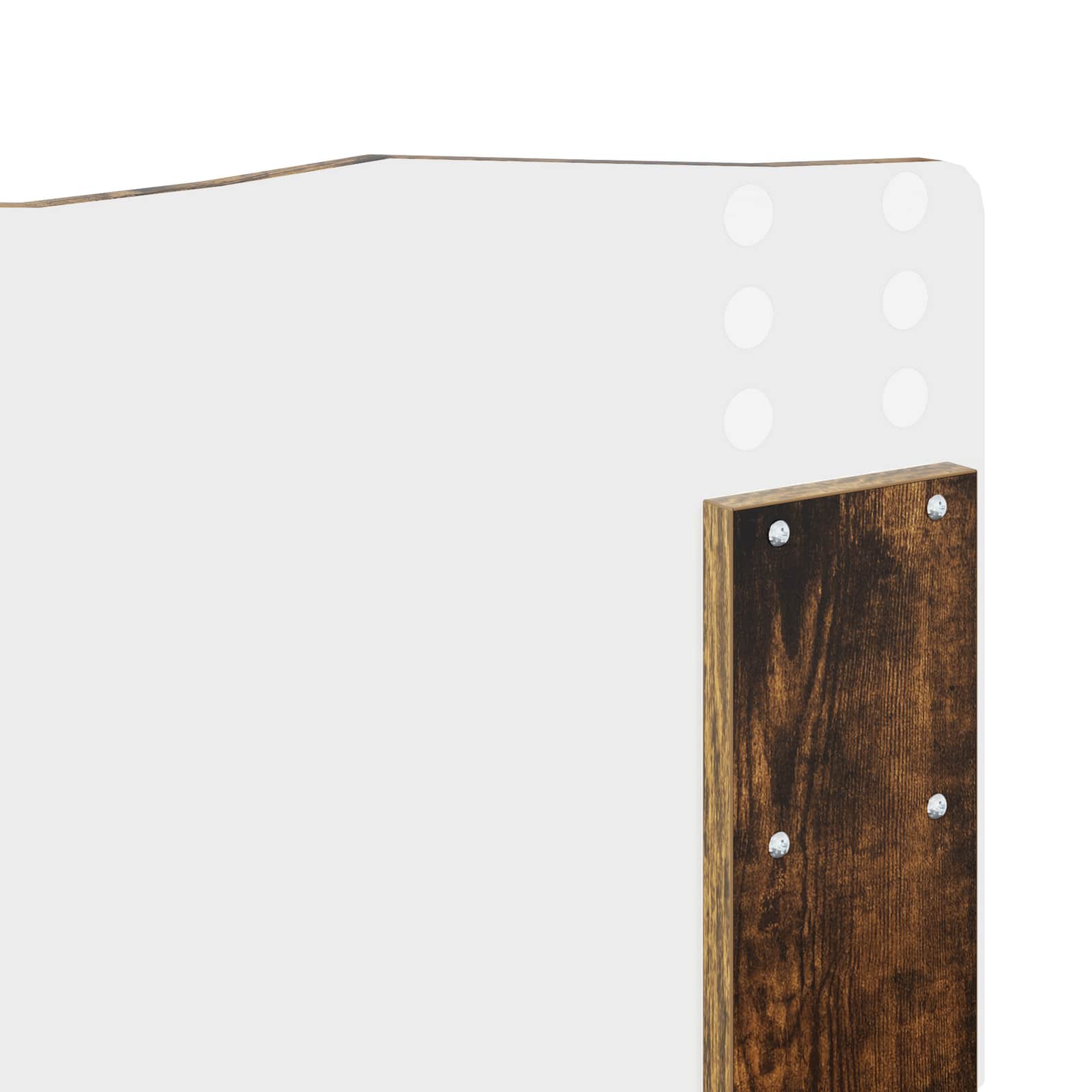 Bedframe Gerookt eiken 150 x 200 cm Massief grenenhout is nu te koop bij PeponiXL, paradijselijk wonen!