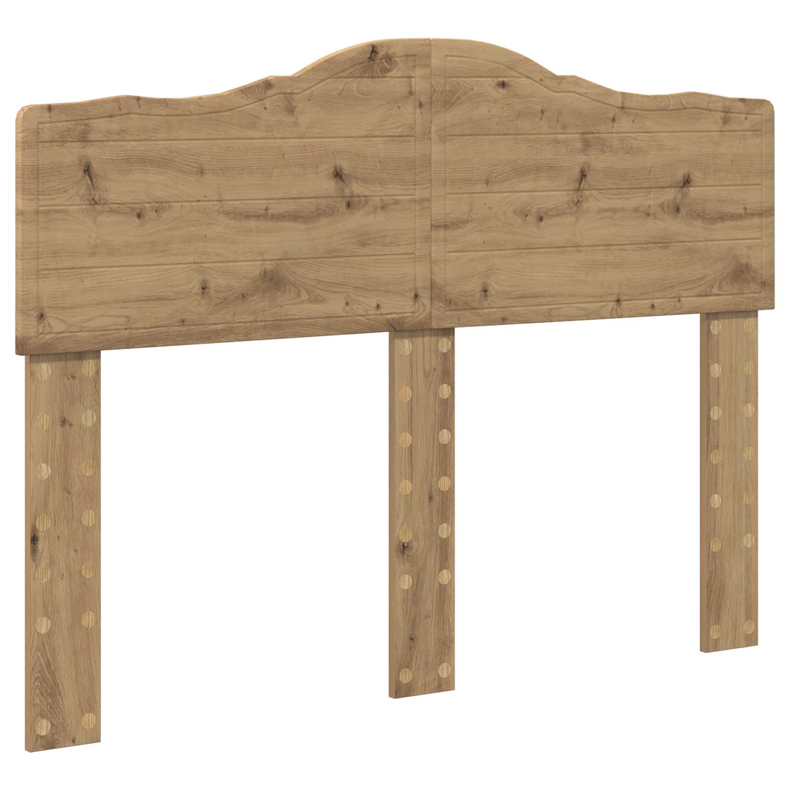 Bedframe Ambachtelijk eiken 135 x 190 cm Massief grenenhout is nu te koop bij PeponiXL, paradijselijk wonen!
