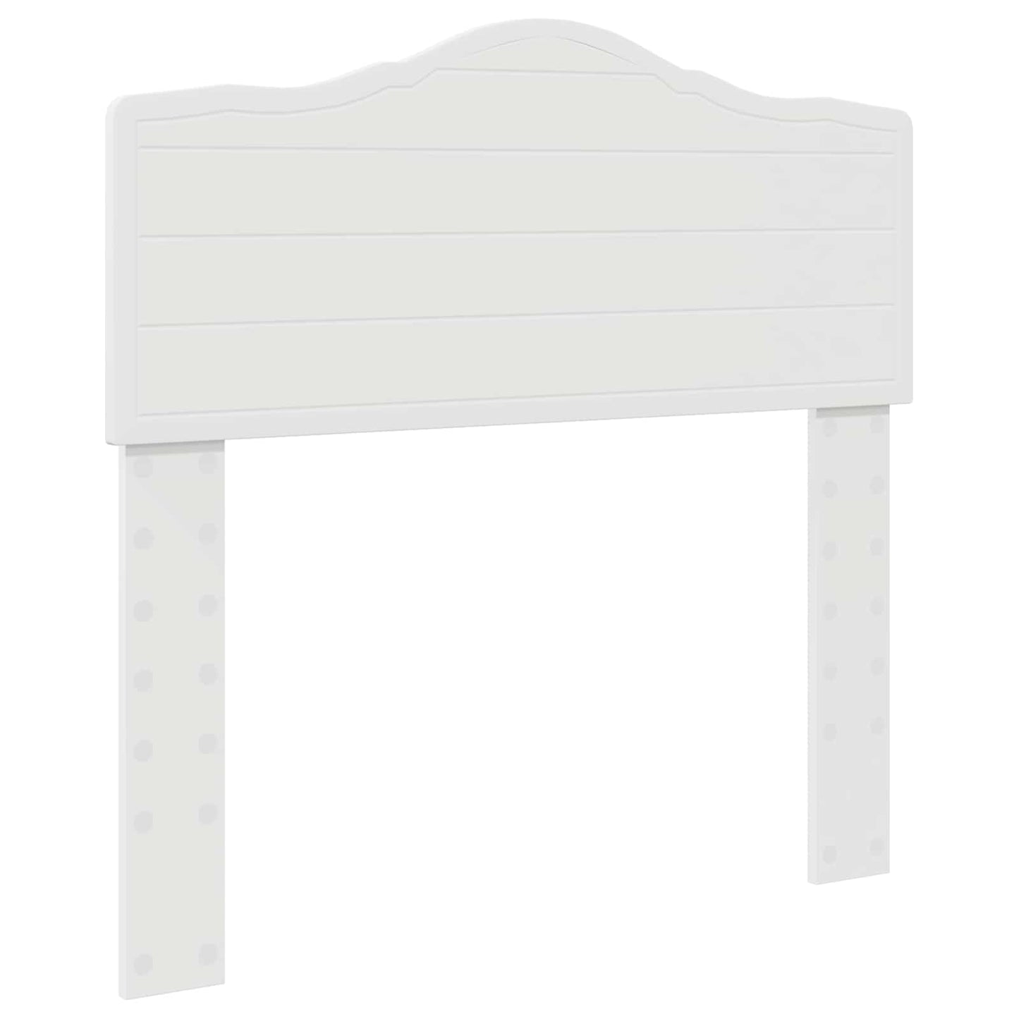 Bedframe met hoofdeinde Wit 90 x 200 cm Massief grenenhout is nu te koop bij PeponiXL, paradijselijk wonen!