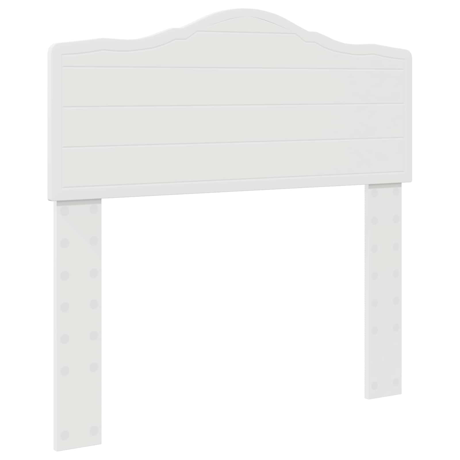 Bedframe met hoofdeinde Wit 90 x 200 cm Massief grenenhout is nu te koop bij PeponiXL, paradijselijk wonen!
