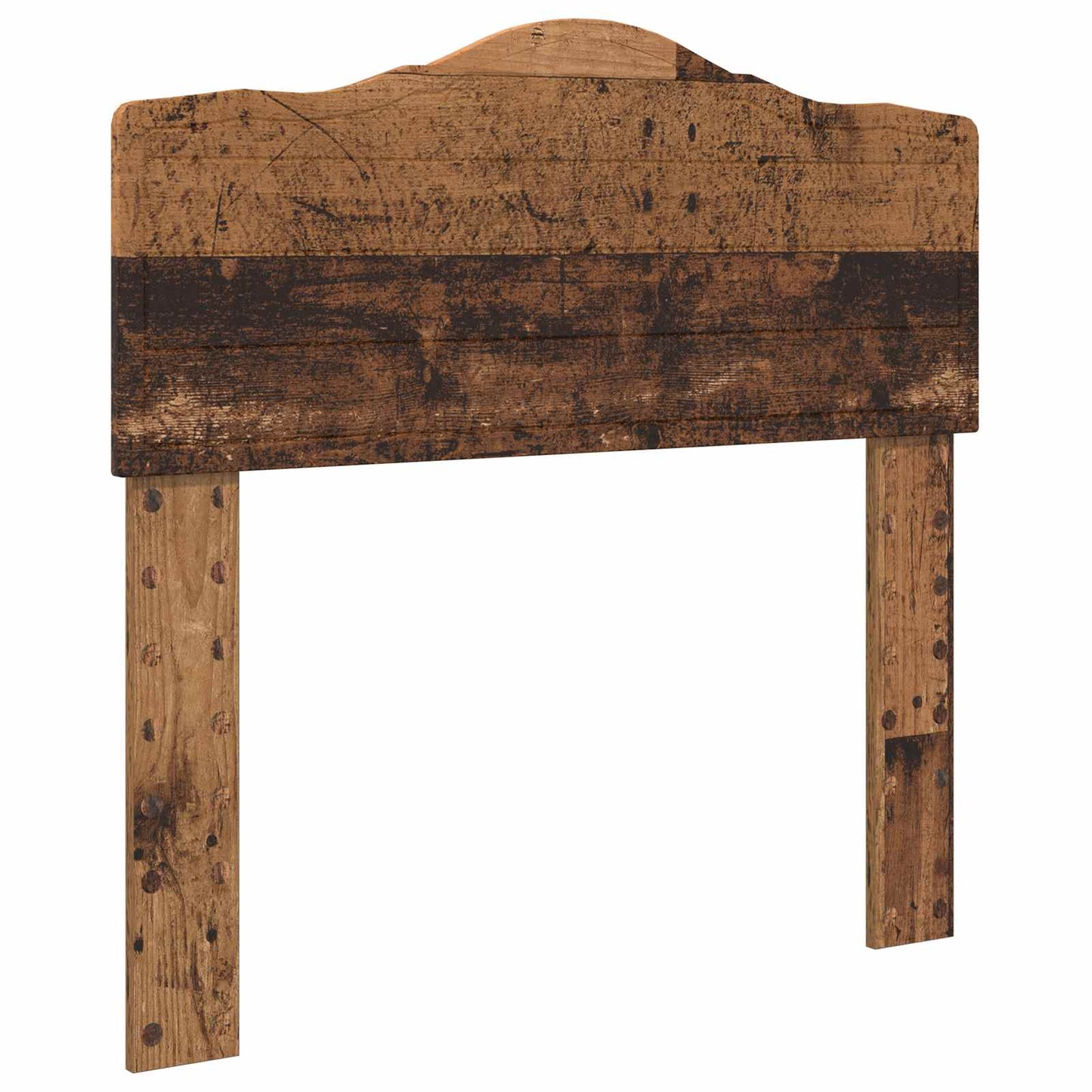 Bedframe met hoofdeinde Oudhout 90 x 200 cm Massief grenenhout is nu te koop bij PeponiXL, paradijselijk wonen!