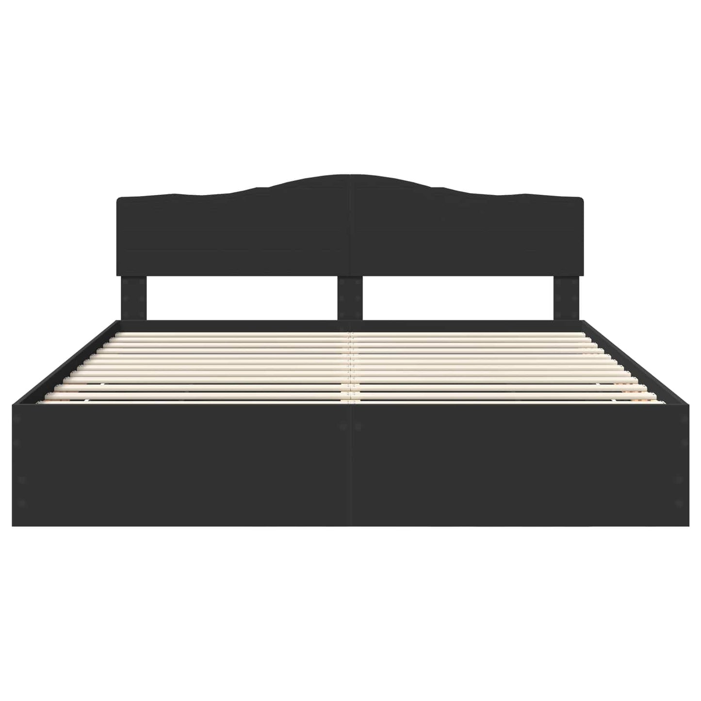 Bedframe met lade met opslag Zwart 180 x 200 cm Ingenieurshout is nu te koop bij PeponiXL, paradijselijk wonen!