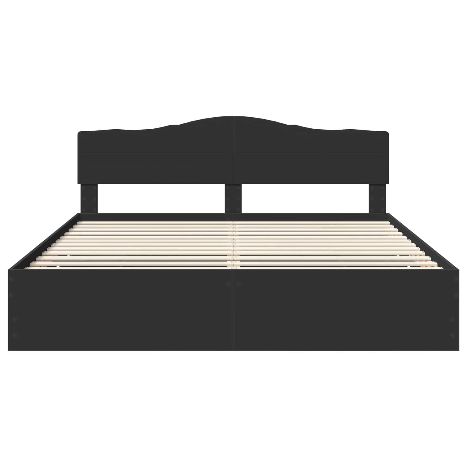 Bedframe met lade met opslag Zwart 180 x 200 cm Ingenieurshout is nu te koop bij PeponiXL, paradijselijk wonen!