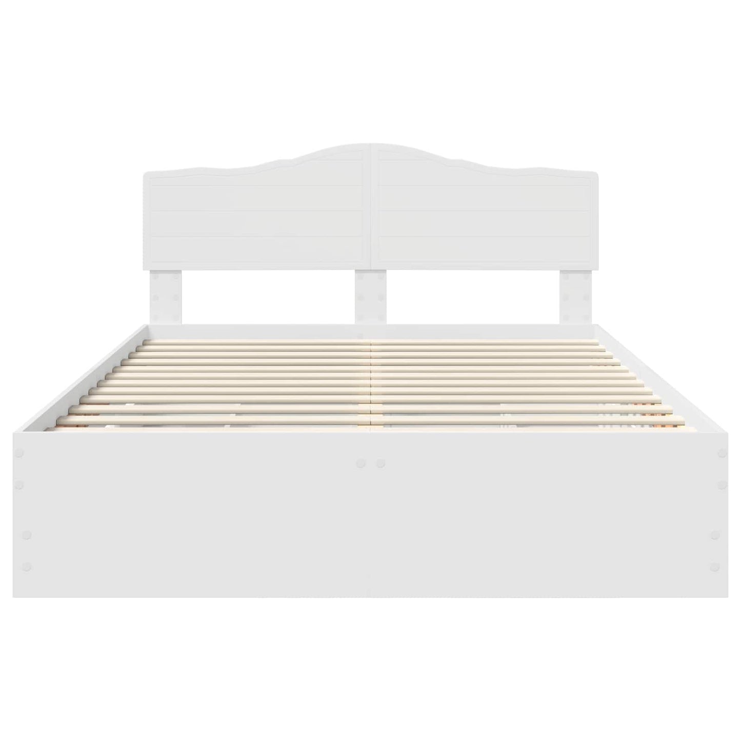 Bedframe met lade met opslag Wit 160 x 200 cm Ingenieurshout is nu te koop bij PeponiXL, paradijselijk wonen!