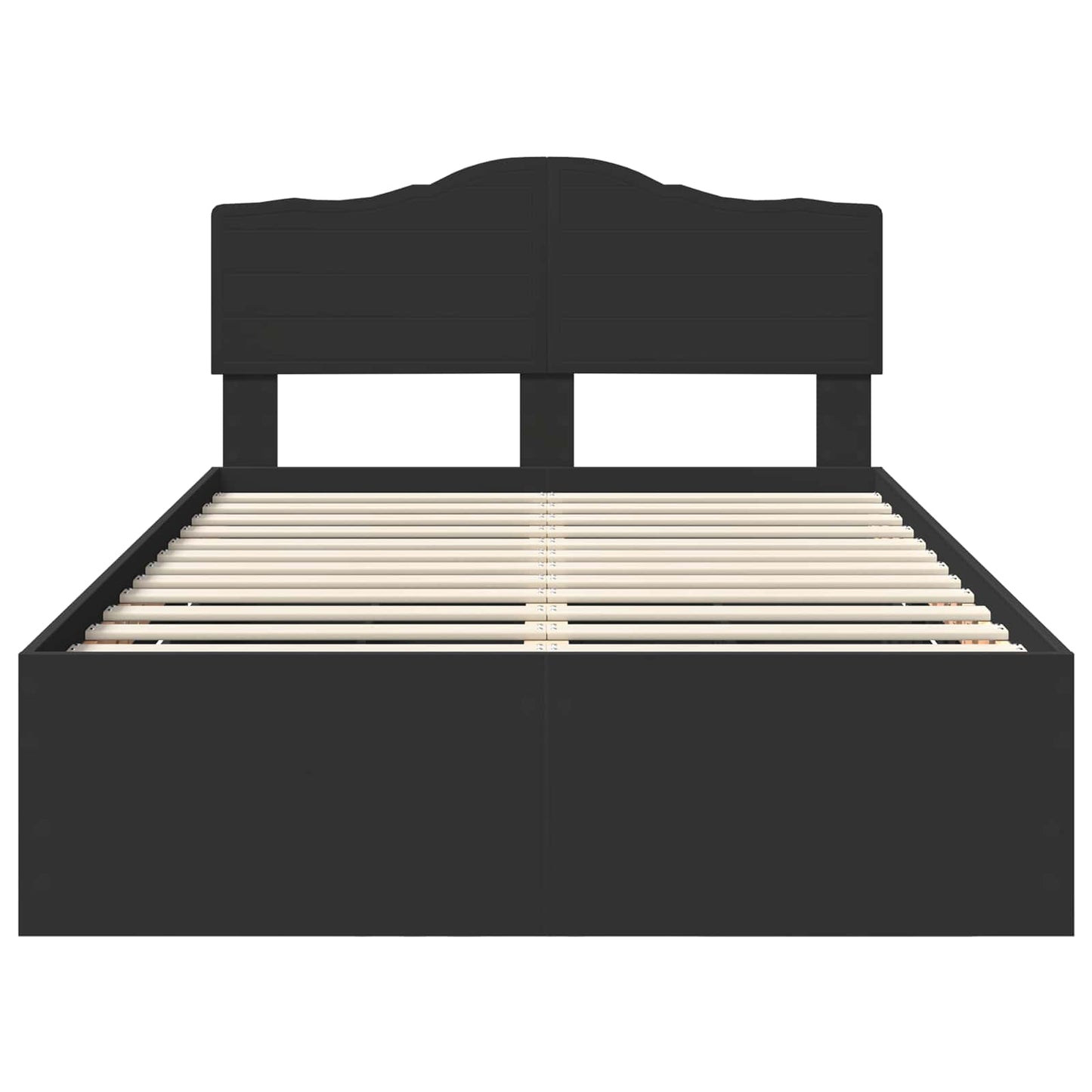 Bedframe met lade met opslag Zwart 120 x 190 cm Ingenieurshout is nu te koop bij PeponiXL, paradijselijk wonen!