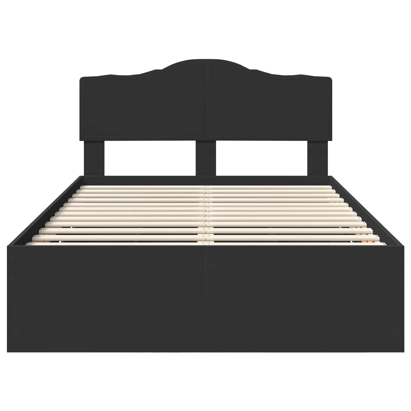 Bedframe met lade met opslag Zwart 120 x 190 cm Ingenieurshout is nu te koop bij PeponiXL, paradijselijk wonen!