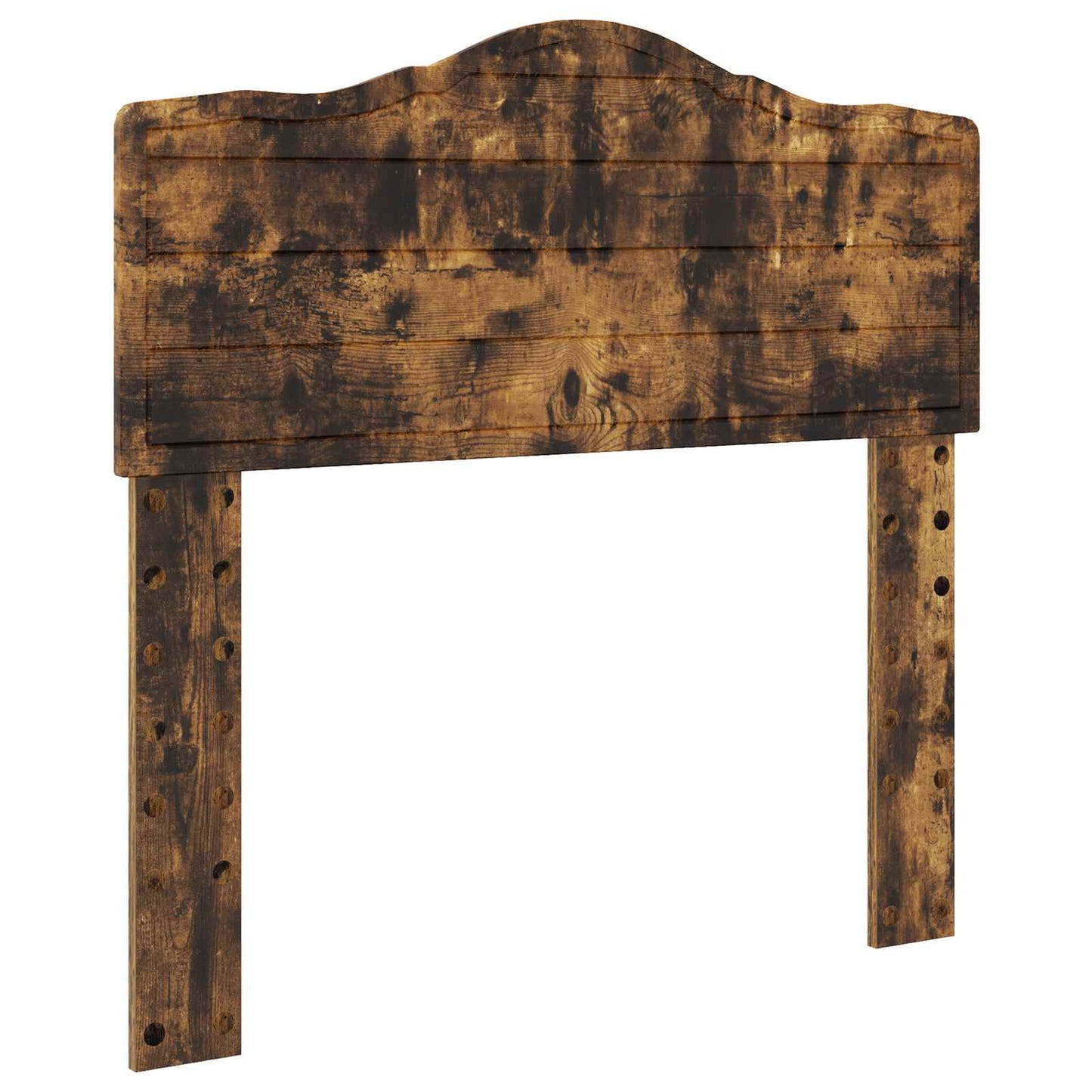 Opslag bed met lade Gerookt eiken 100 x 200 cm Bewerkt hout is nu te koop bij PeponiXL, paradijselijk wonen!