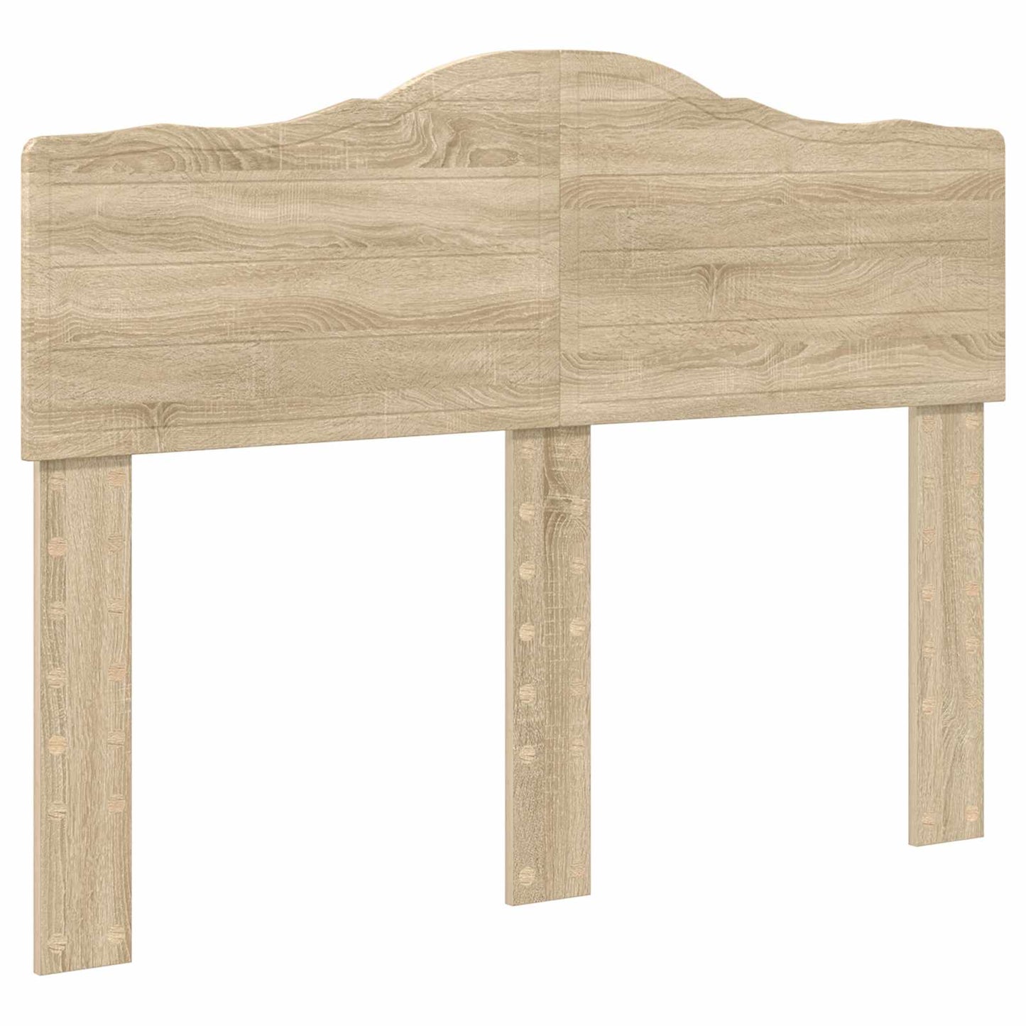 Bedframe met hoofdeinde Sonoma Eiken 120 x 200 cm Bewerkt hout is nu te koop bij PeponiXL, paradijselijk wonen!