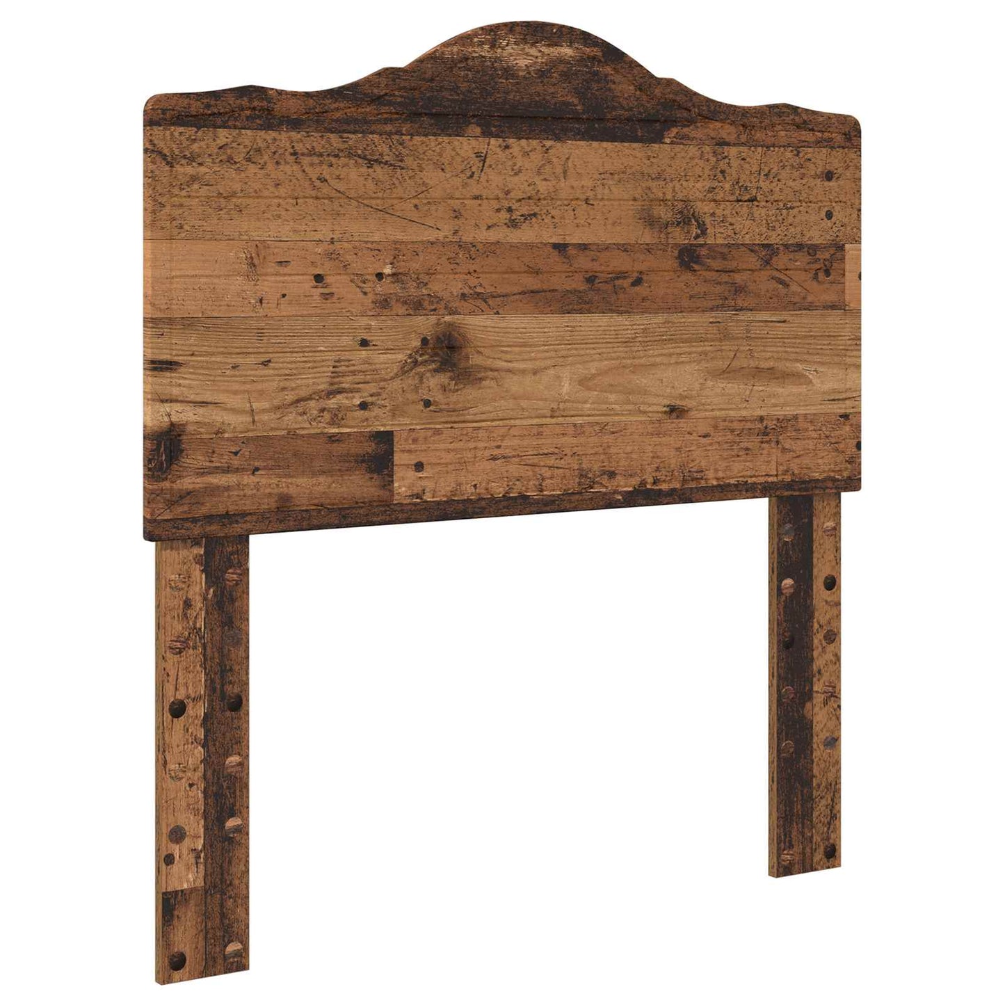 Bedframe met hoofdeinde Oudhout 90 x 190 cm Bewerkt hout is nu te koop bij PeponiXL, paradijselijk wonen!