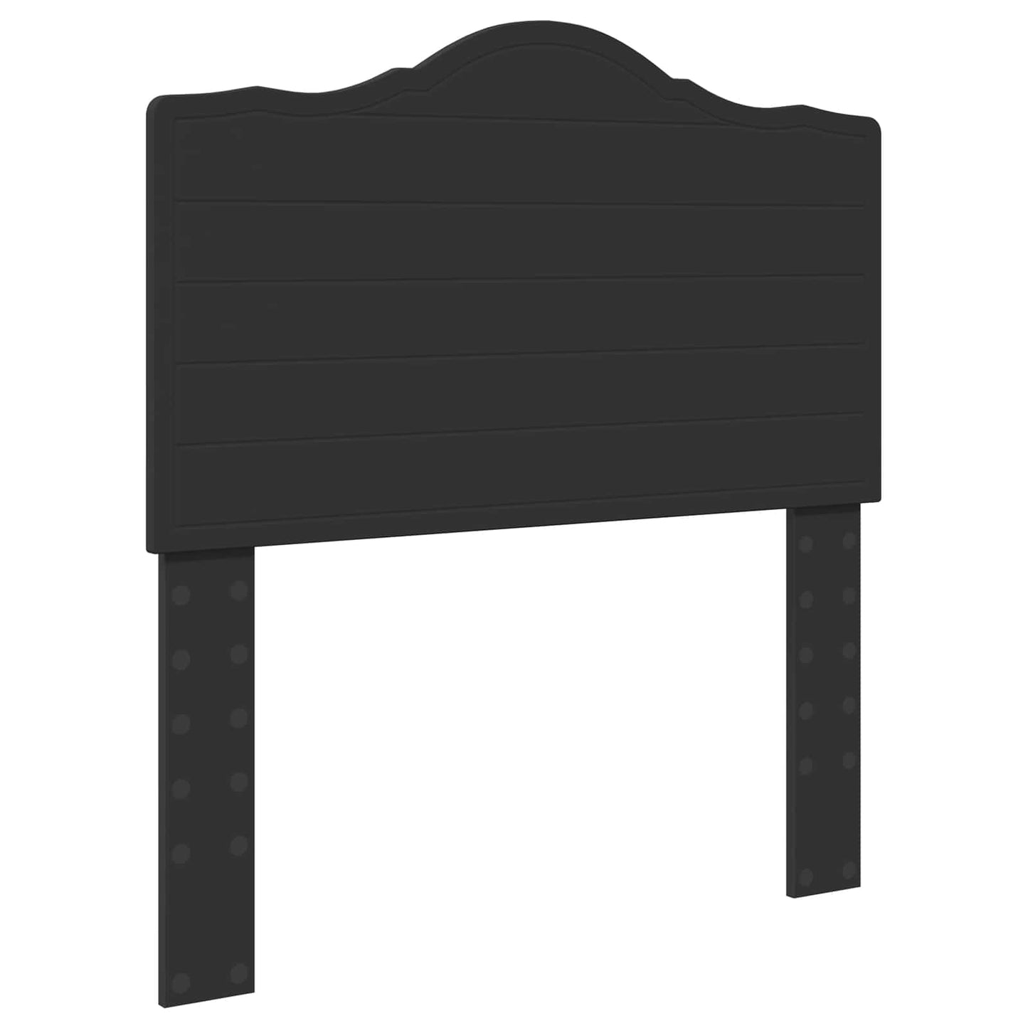 Bedframe met hoofdeinde met lade Zwart 70 x 190 cm Bewerkt hout is nu te koop bij PeponiXL, paradijselijk wonen!