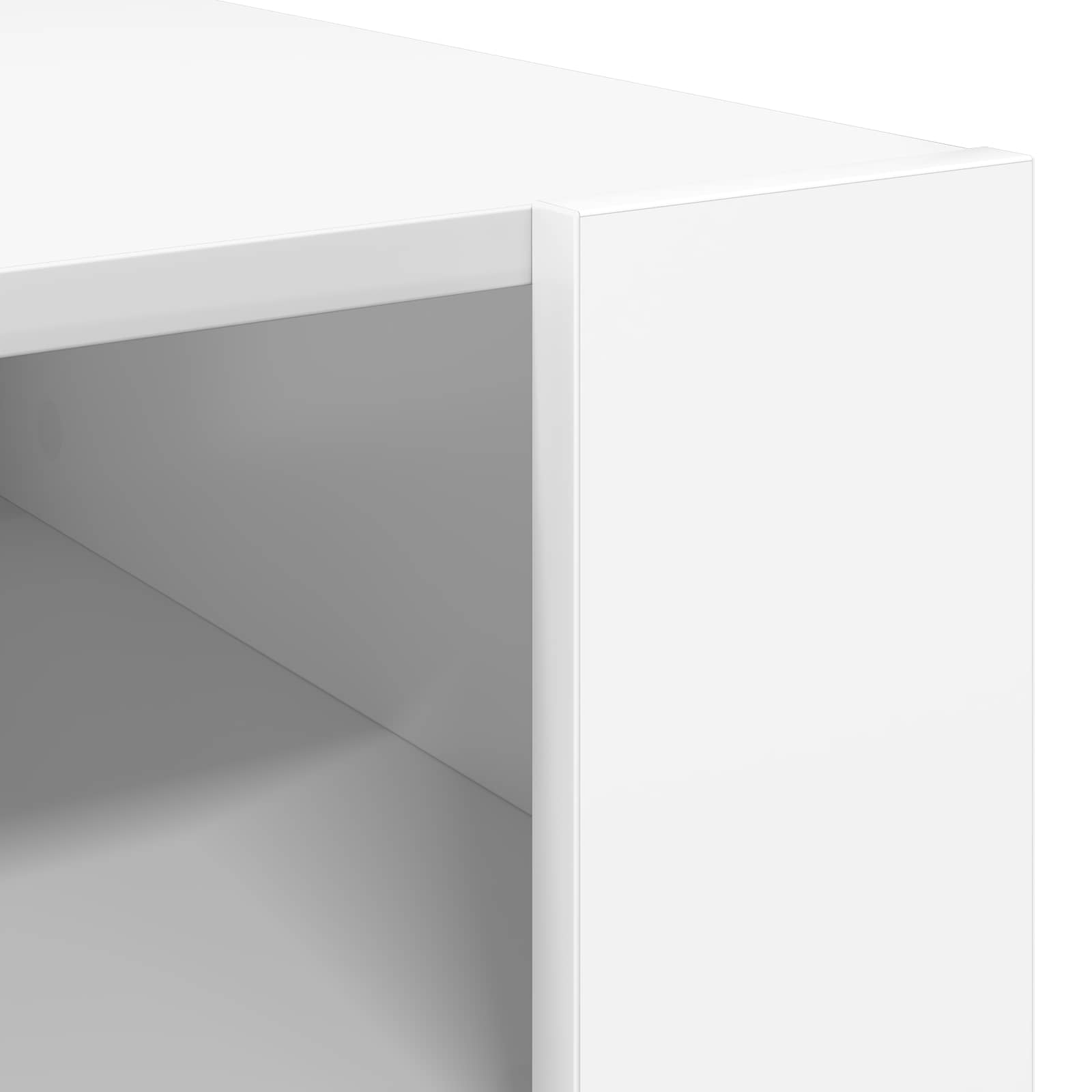 Salontafel met opslag Wit 92 x 53 x 45 cm Bewerkt hout is nu te koop bij PeponiXL, paradijselijk wonen!
