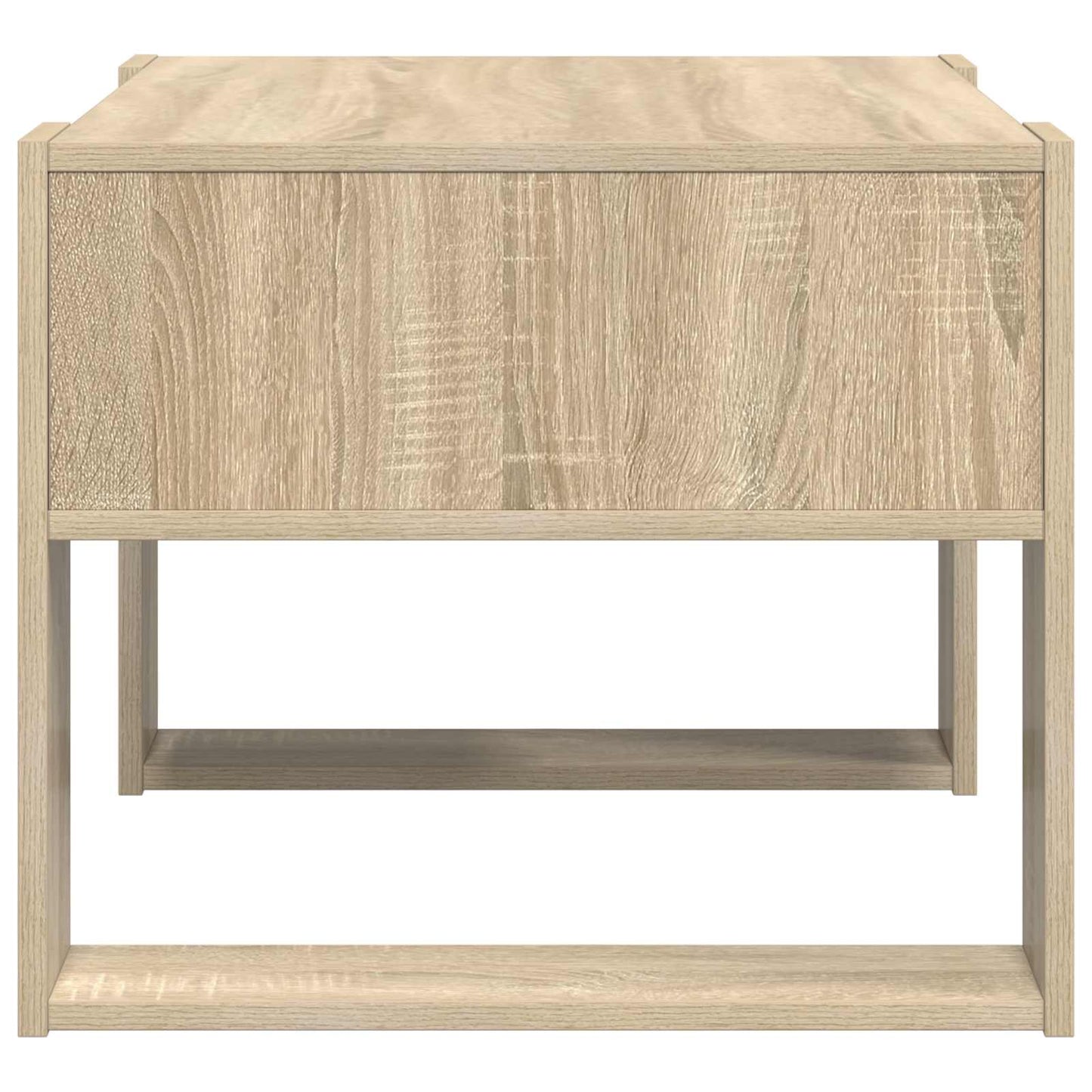 Salontafel met opslag Sonoma Eiken 66 x 53 x 45 cm Bewerkt hout is nu te koop bij PeponiXL, paradijselijk wonen!