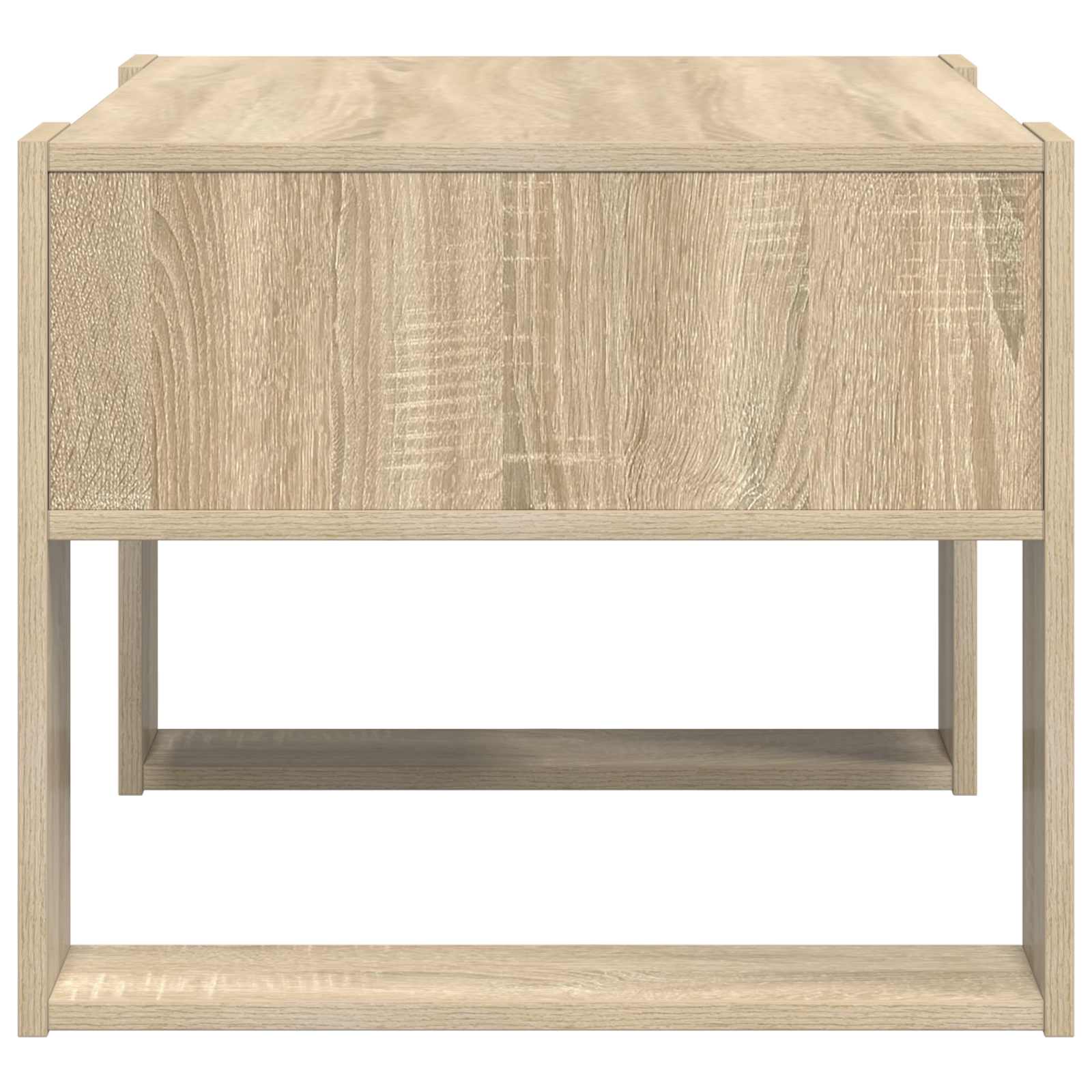 Salontafel met opslag Sonoma Eiken 66 x 53 x 45 cm Bewerkt hout is nu te koop bij PeponiXL, paradijselijk wonen!