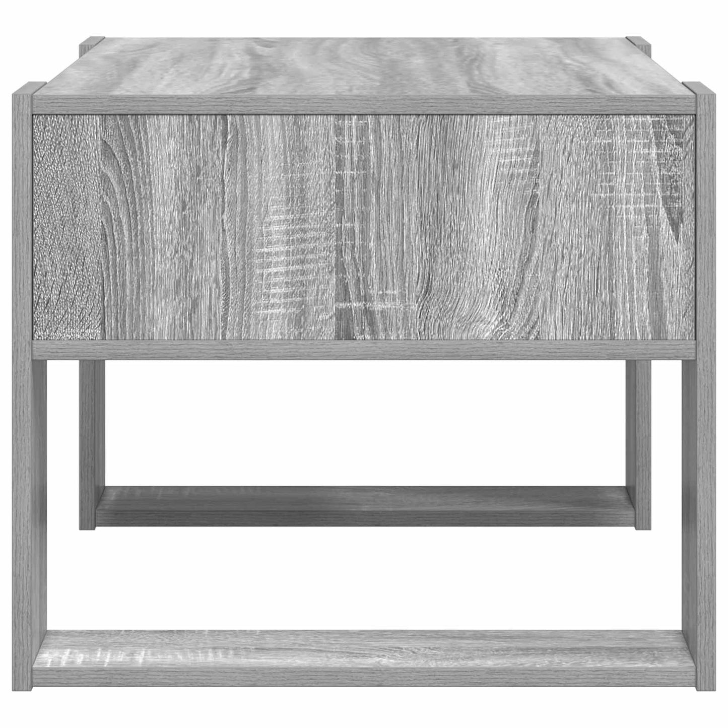 Salontafel met opslag Grijs Sonoma 66 x 53 x 45 cm Bewerkt hout is nu te koop bij PeponiXL, paradijselijk wonen!