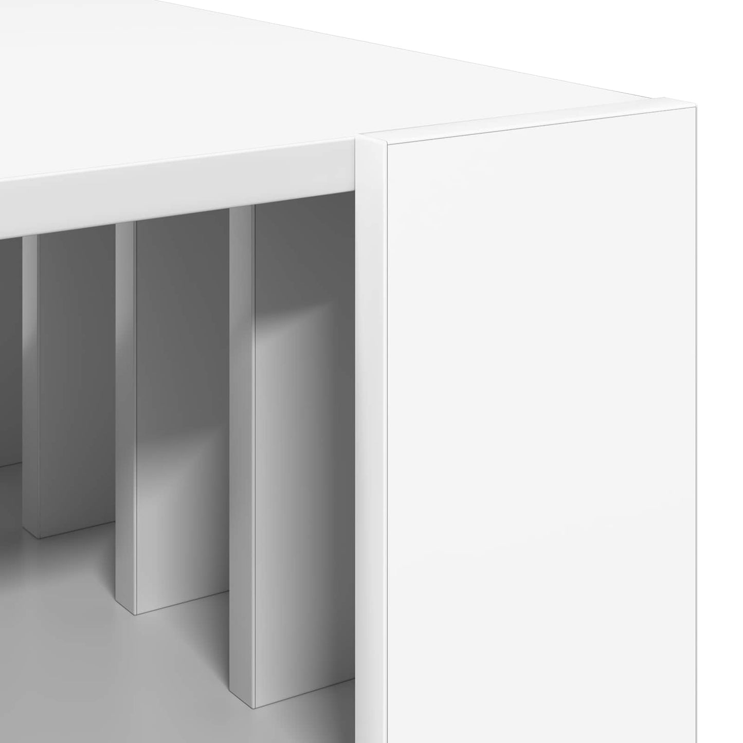 Salontafel Wit 92 x 49,5 x 45 cm Bewerkt hout is nu te koop bij PeponiXL, paradijselijk wonen!