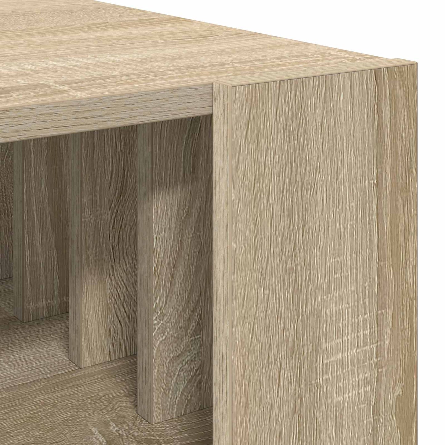 Salontafel Sonoma Eiken 92 x 49,5 x 45 cm Bewerkt hout is nu te koop bij PeponiXL, paradijselijk wonen!