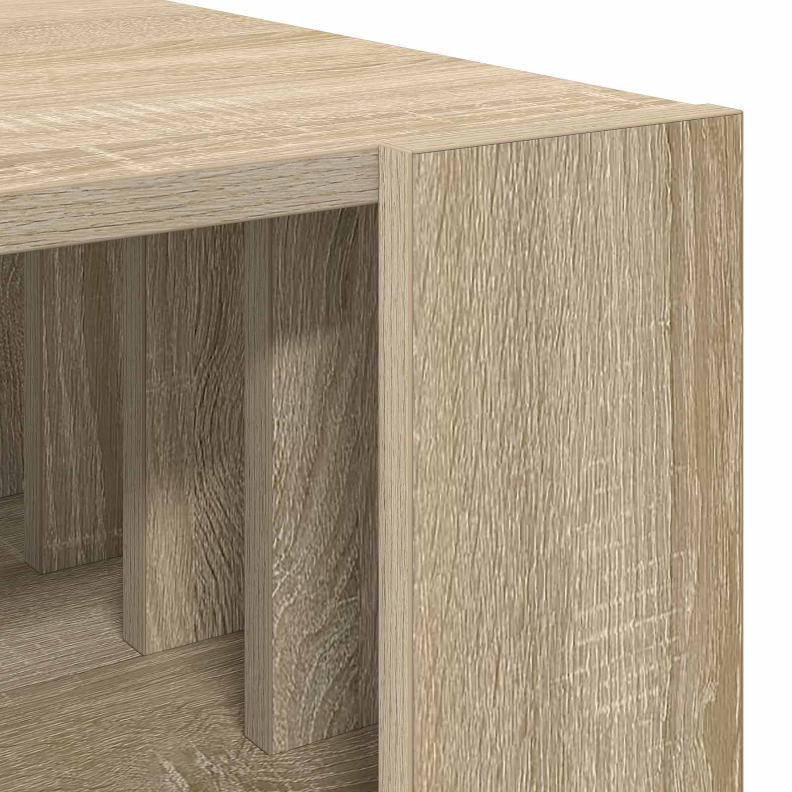 Salontafel Sonoma Eiken 92 x 49,5 x 45 cm Bewerkt hout is nu te koop bij PeponiXL, paradijselijk wonen!