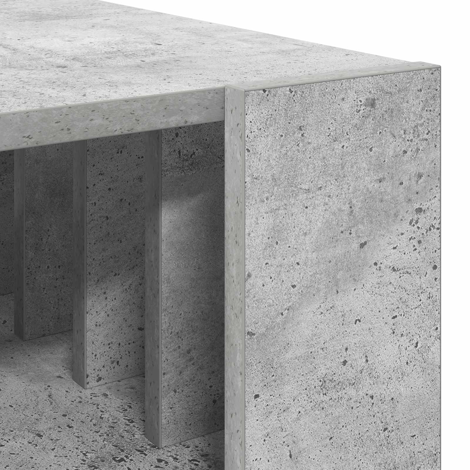 Salontafel Beton Grijs 92 x 49,5 x 45 cm Bewerkt hout is nu te koop bij PeponiXL, paradijselijk wonen!