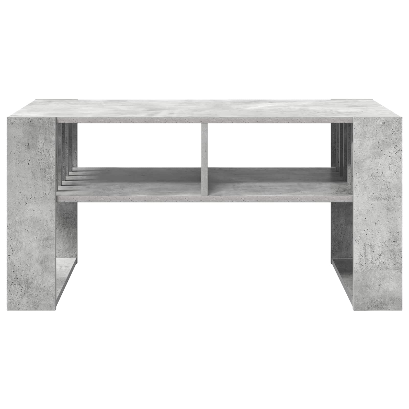 Salontafel Beton Grijs 92 x 49,5 x 45 cm Bewerkt hout is nu te koop bij PeponiXL, paradijselijk wonen!
