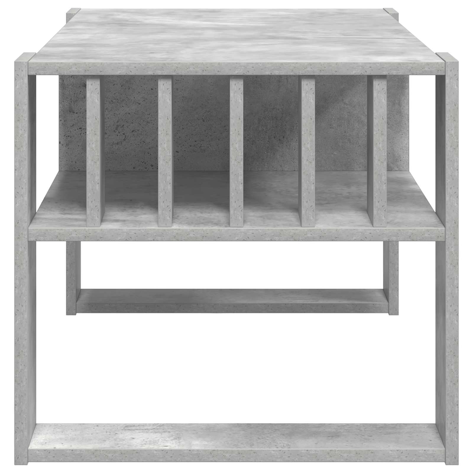 Salontafel Beton Grijs 92 x 49,5 x 45 cm Bewerkt hout is nu te koop bij PeponiXL, paradijselijk wonen!