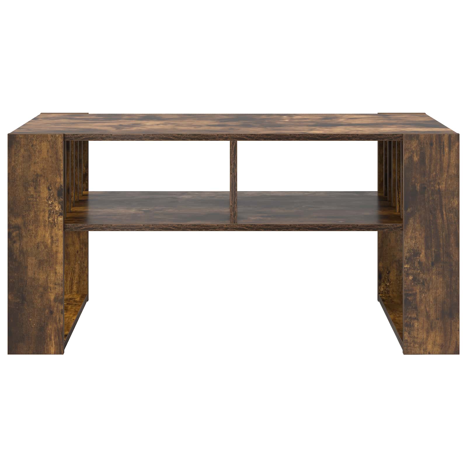 Salontafel Gerookt eiken 92 x 49,5 x 45 cm Bewerkt hout is nu te koop bij PeponiXL, paradijselijk wonen!